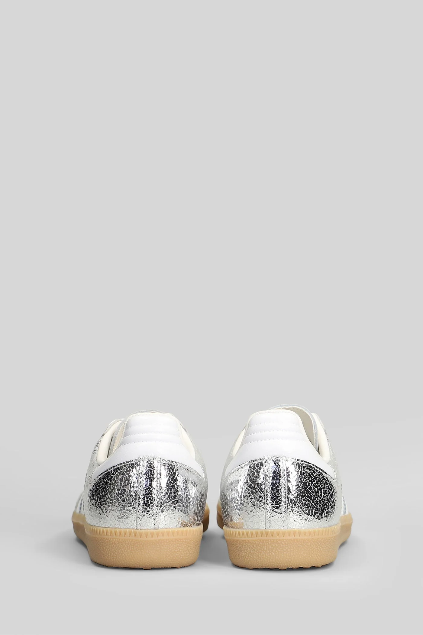 Samba OG Sneakers in silver leather - Image 4