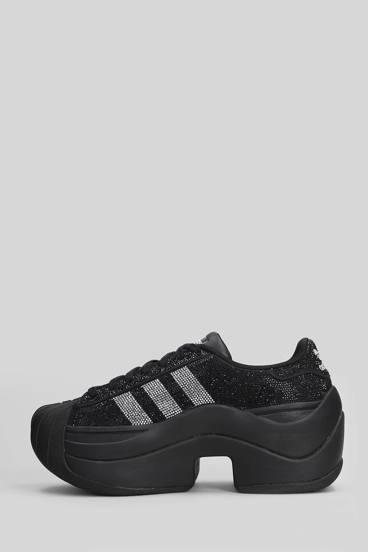 Superstar Bold Sneakers in black fabric - Image 3