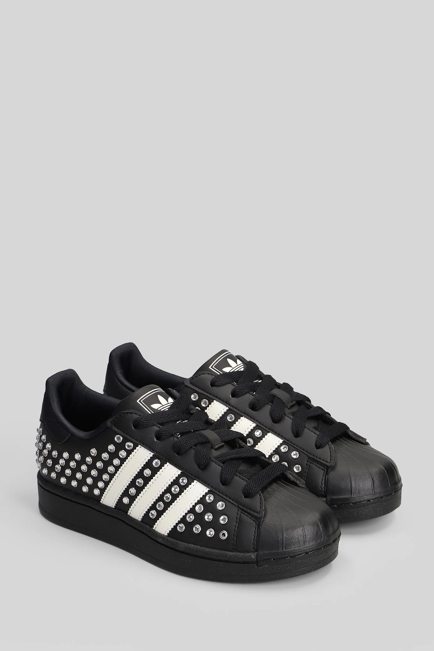 Superstar II Sneakers in black leather - Image 7