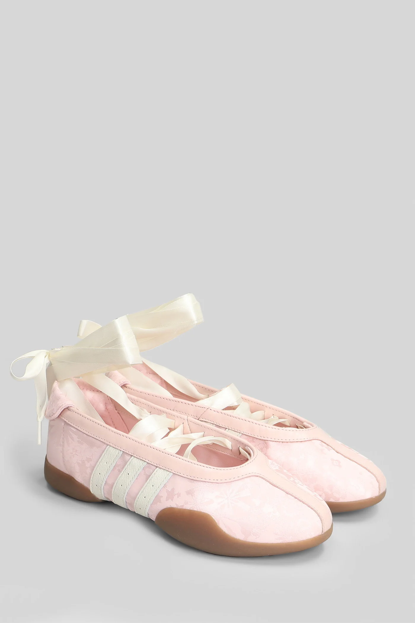 Taekwondo Mei Balle Sneakers in rose-pink leather and fabric - Image 22