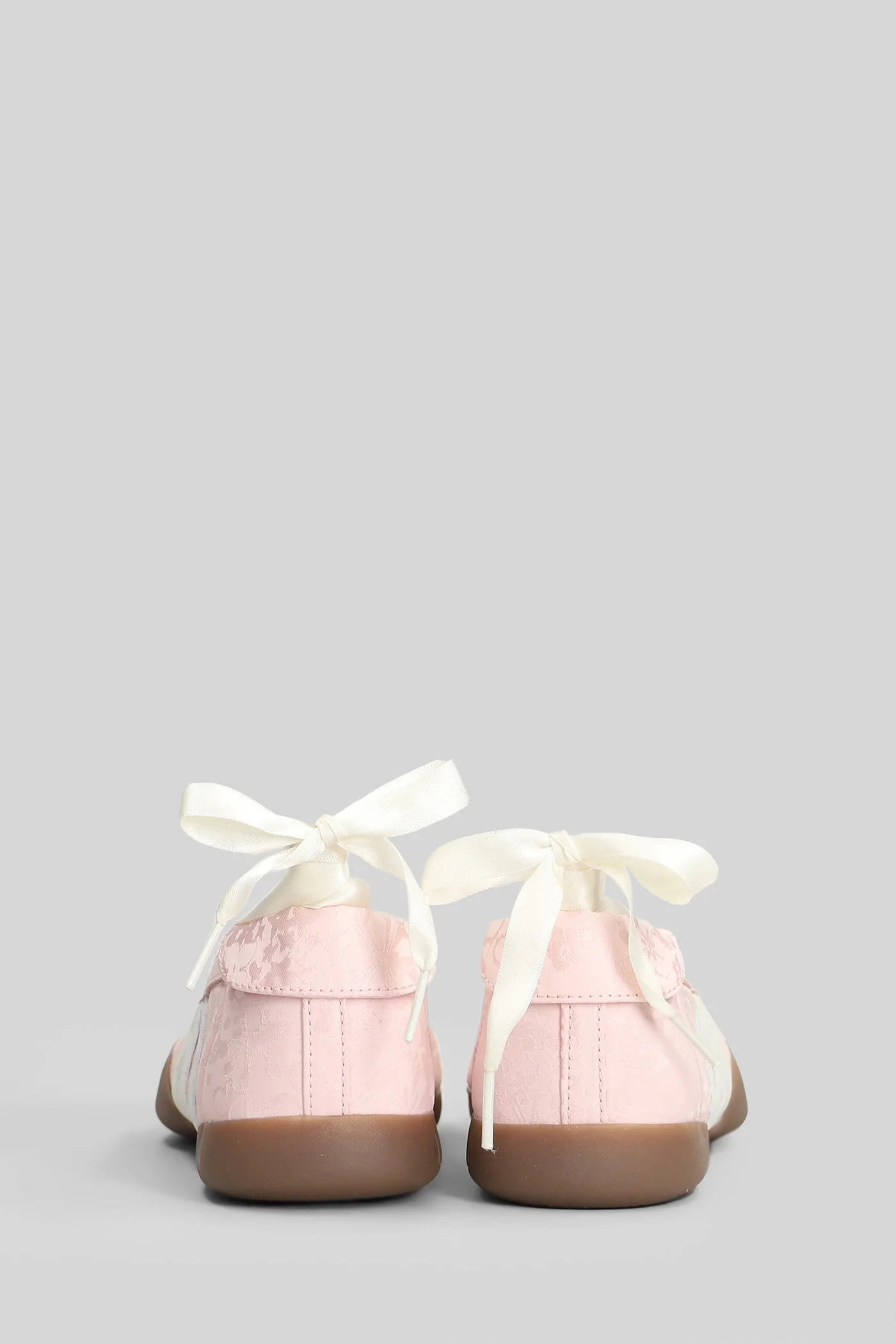 Taekwondo Mei Balle Sneakers in rose-pink leather and fabric - Image 24