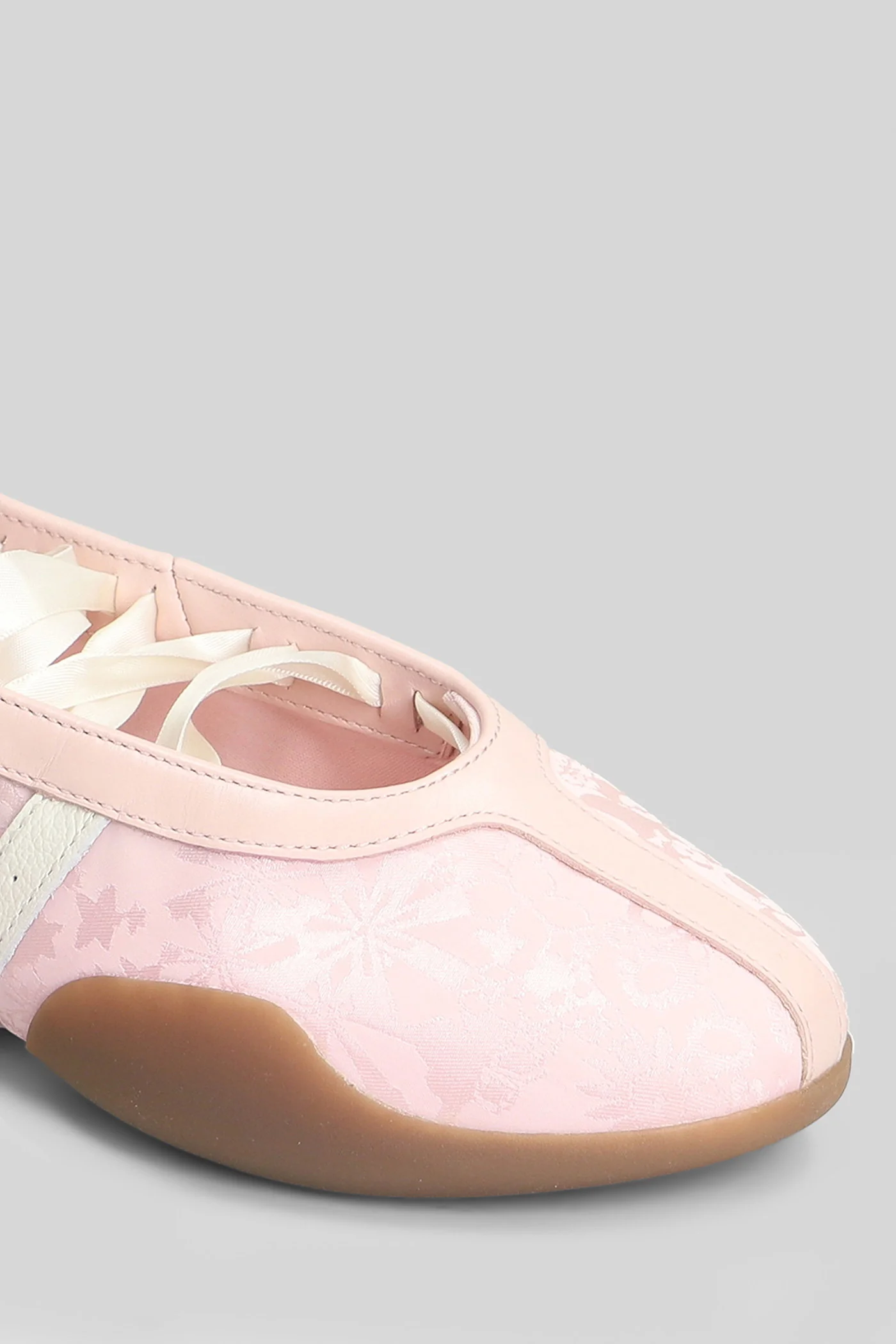 Taekwondo Mei Balle Sneakers in rose-pink leather and fabric - Image 5