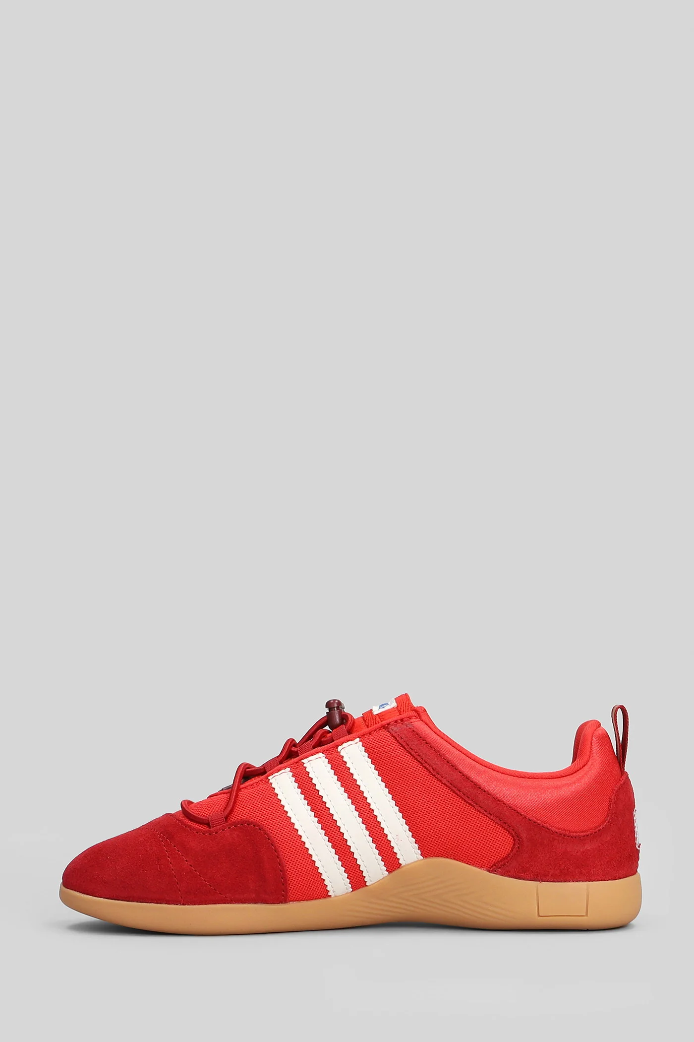 Bad Bunny Ballerina Sneakers in red fabric - Image 3