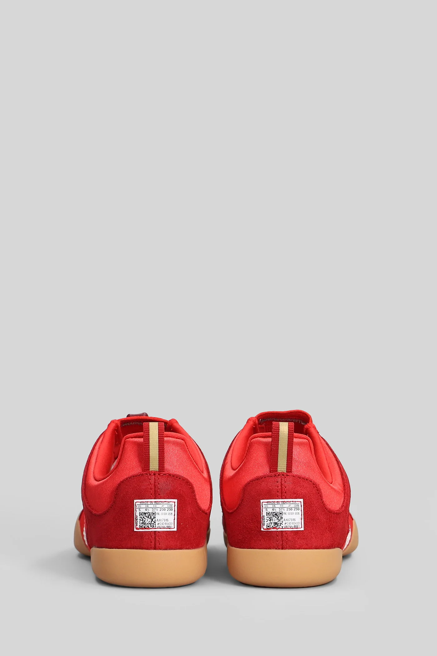 Bad Bunny Ballerina Sneakers in red fabric - Image 4
