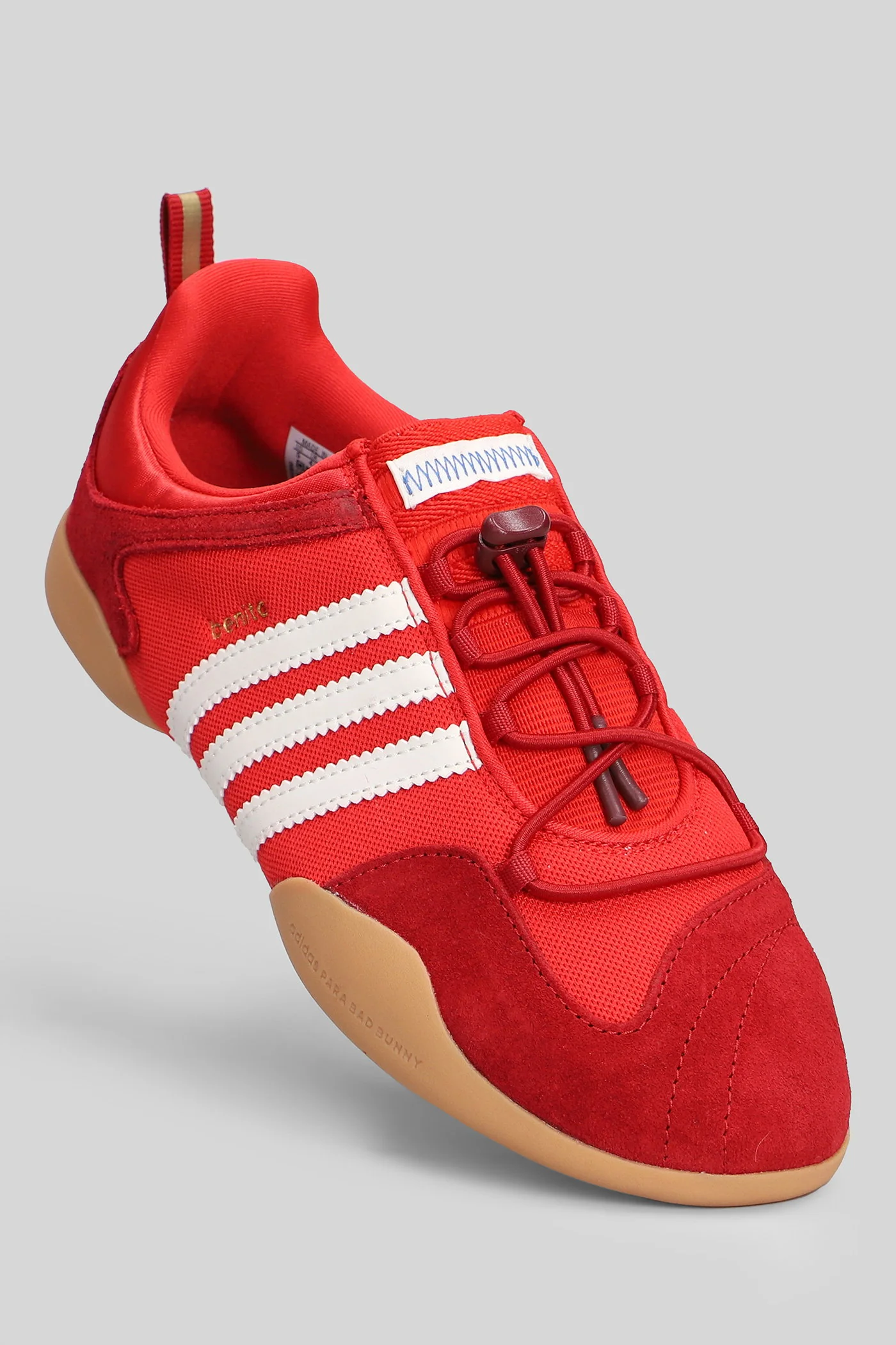 Bad Bunny Ballerina Sneakers in red fabric - Image 5