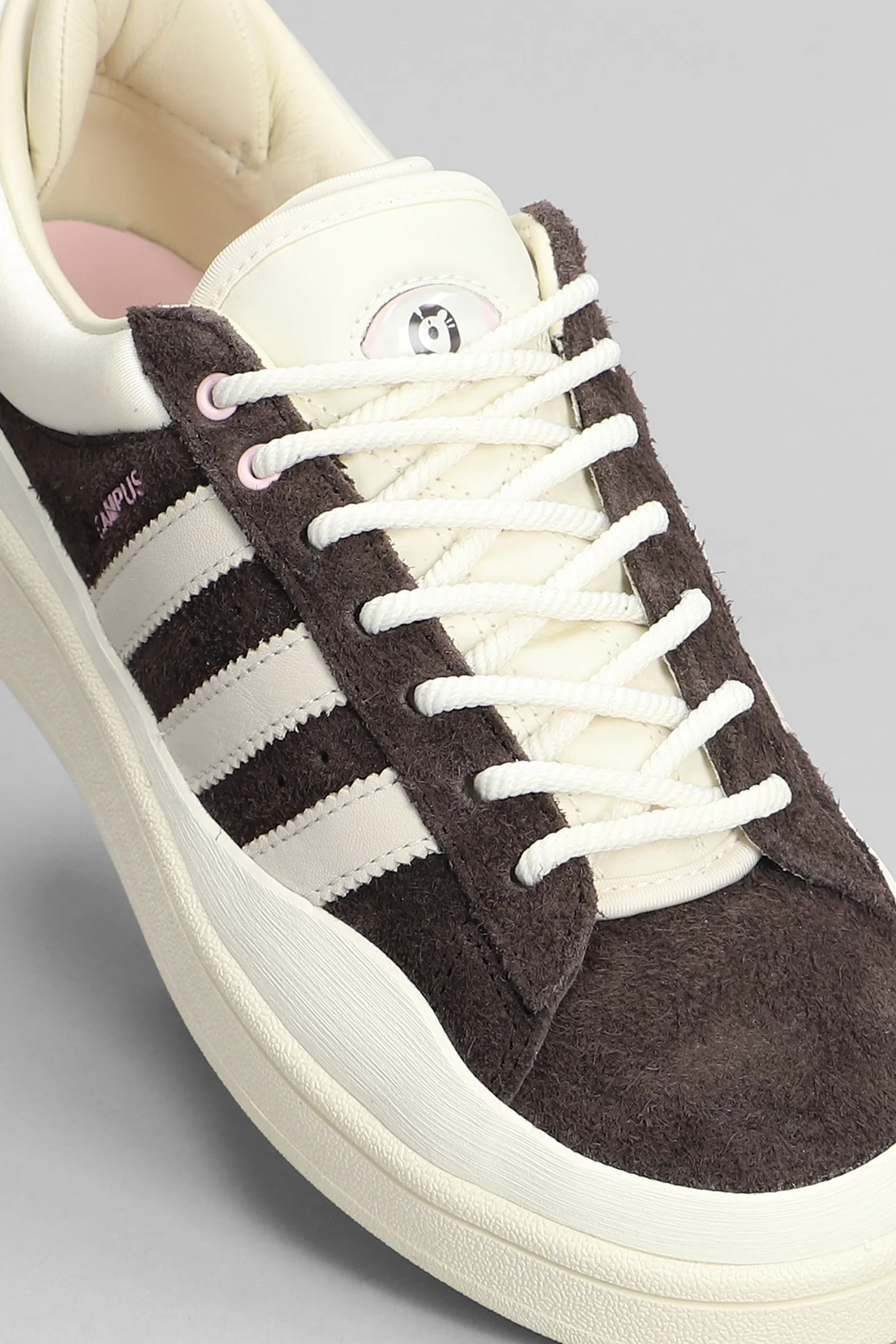 Bad Bunny Campus Sneakers in beige suede and leather - Image 4