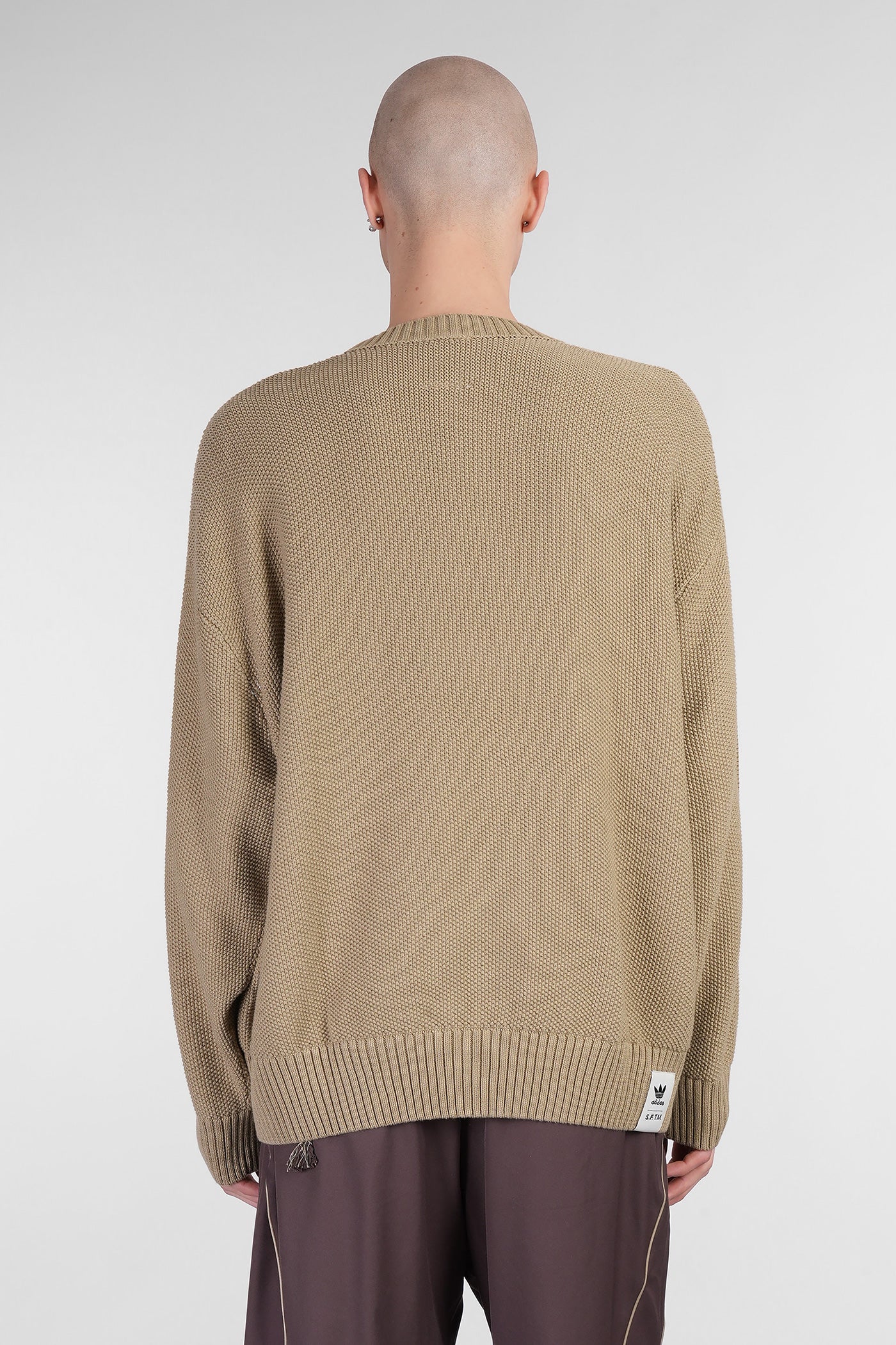 Knitwear in beige cotton - Image 3