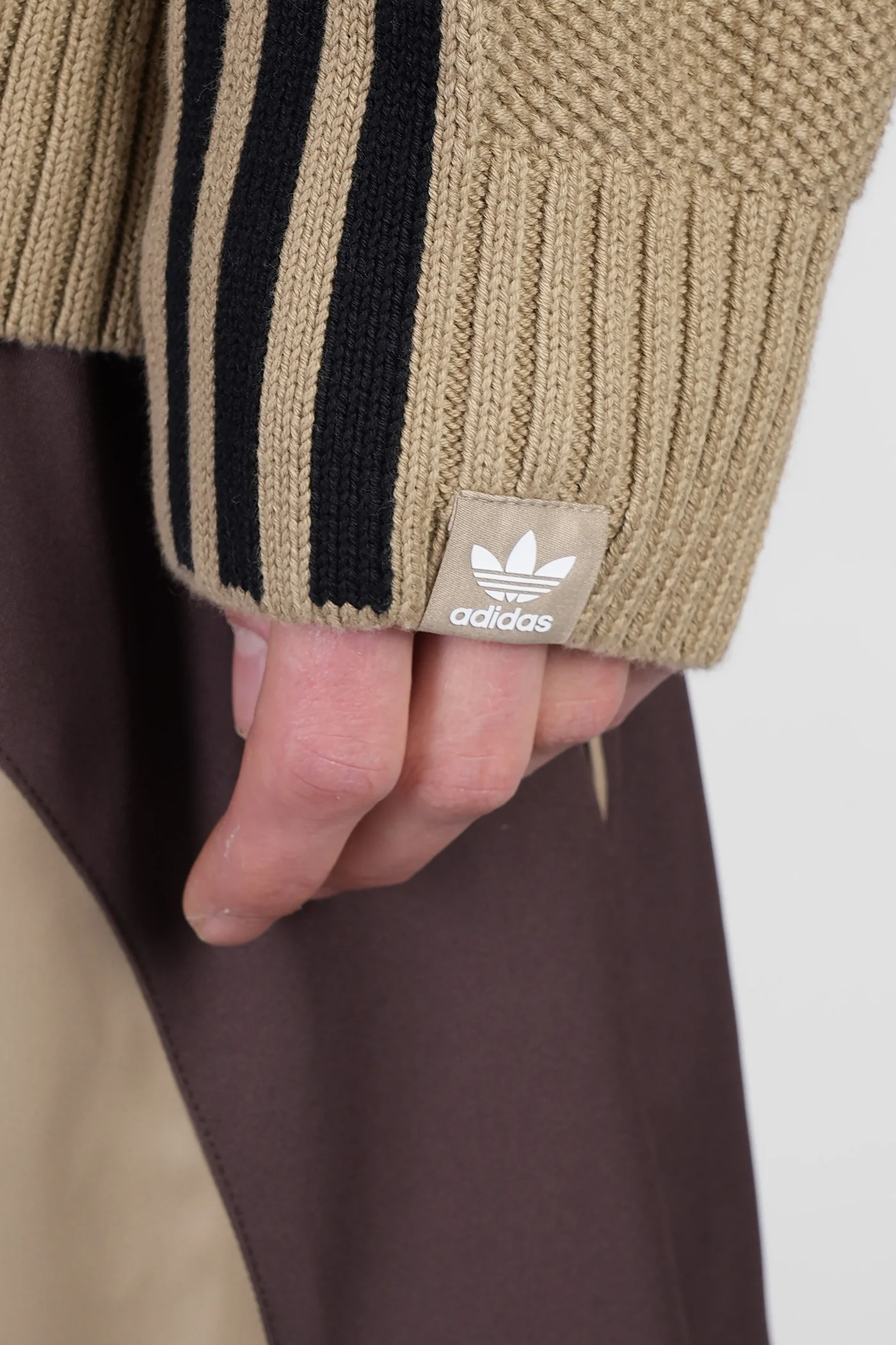 Knitwear in beige cotton - Image 5