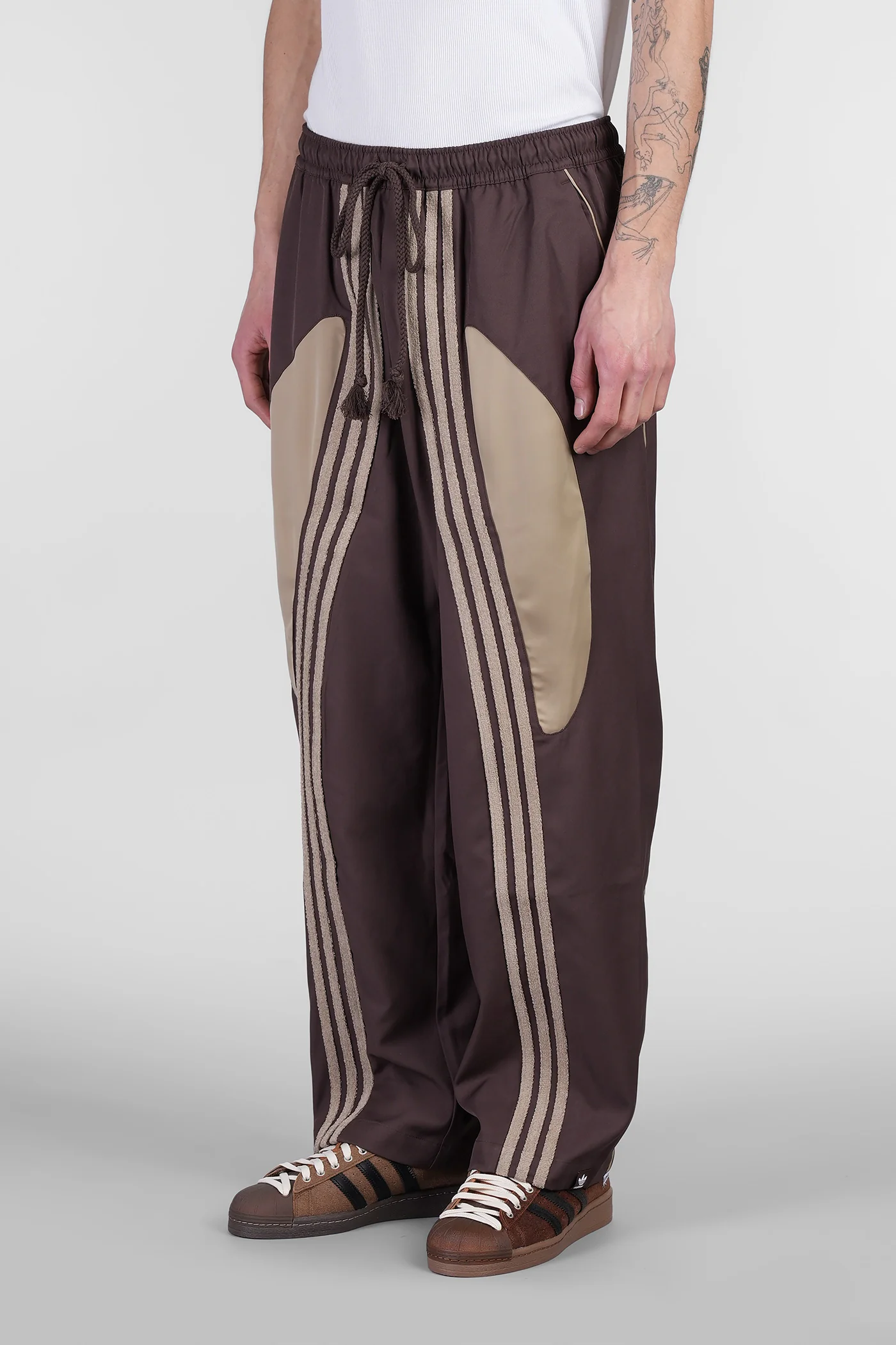 Pants in brown polyester - Image 4