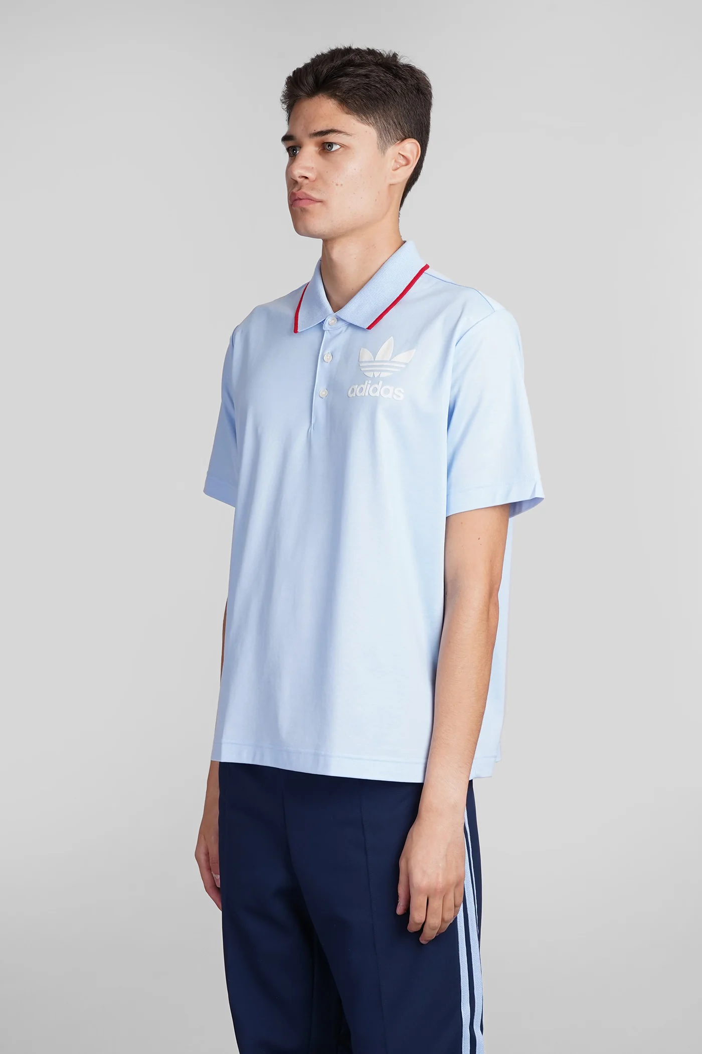 S-S Polo Polo in cyan cotton - Image 4