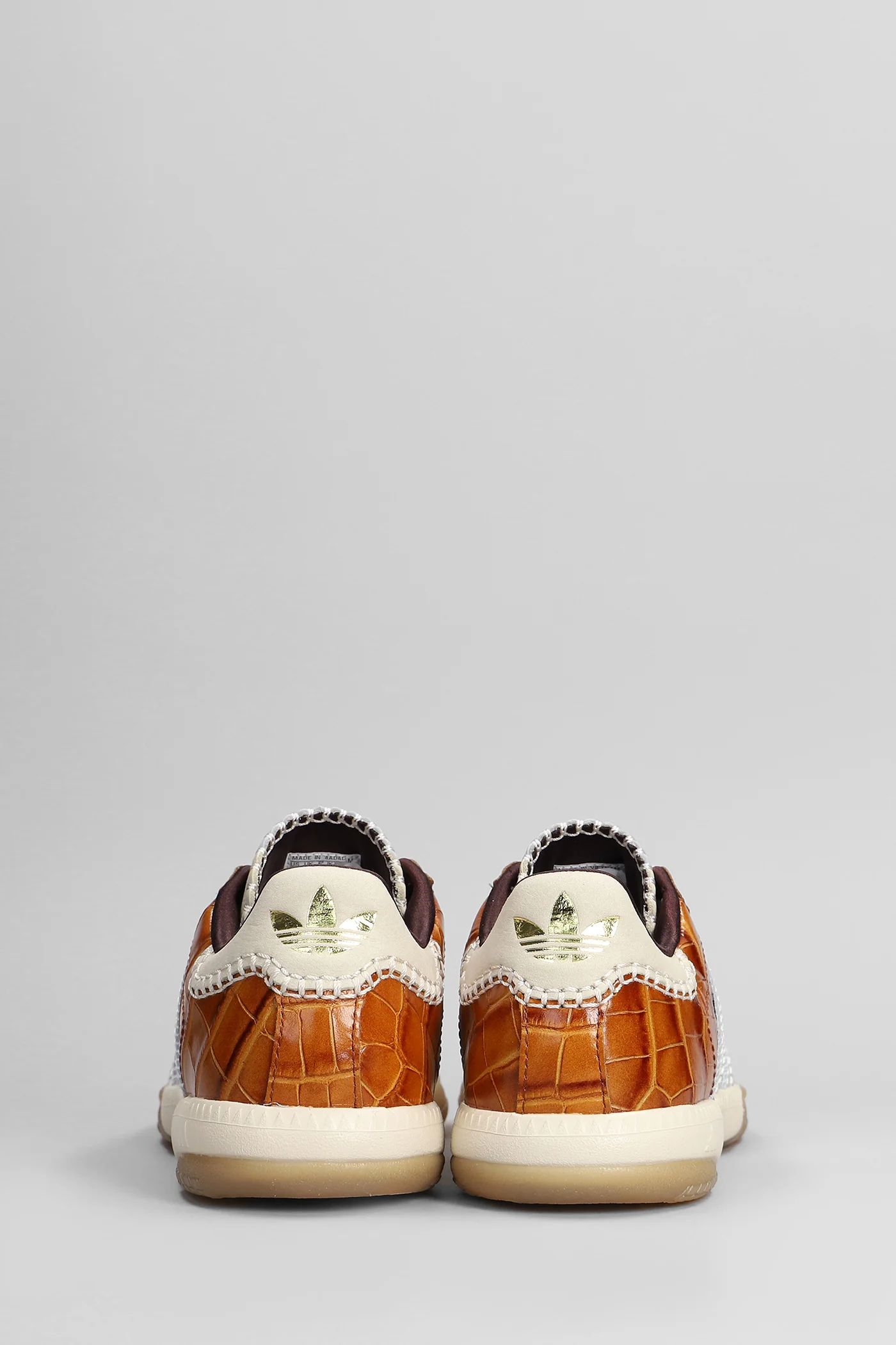 Samba Metallic Sneakers in silver leather - Image 4