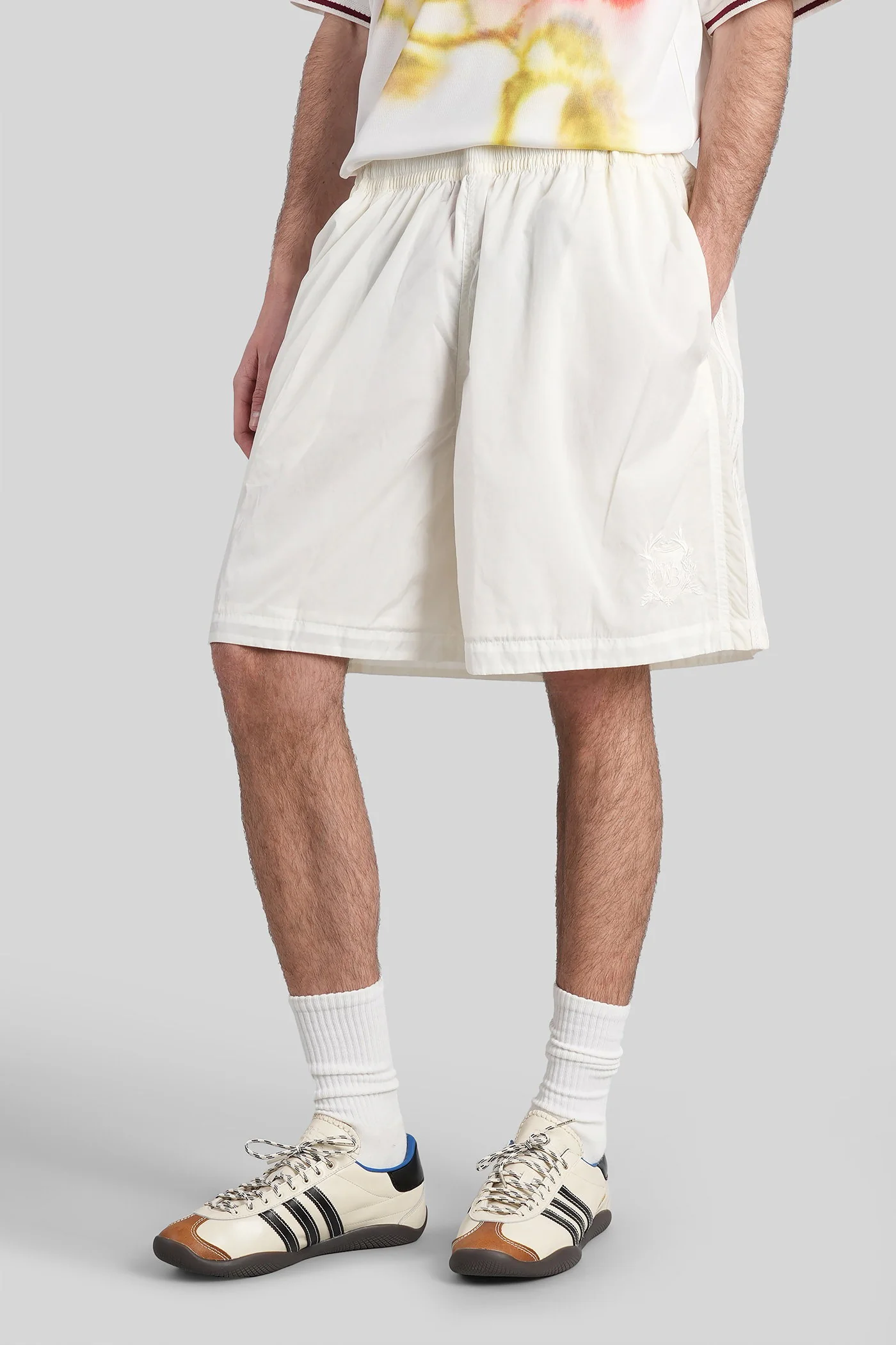 WB Ftbl Shorts Shorts in white polyester - Image 4