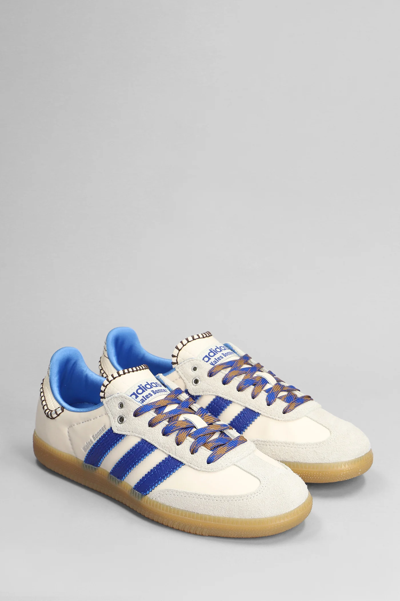 Wb Samba Sneakers in taupe Suede and fabric - Image 2