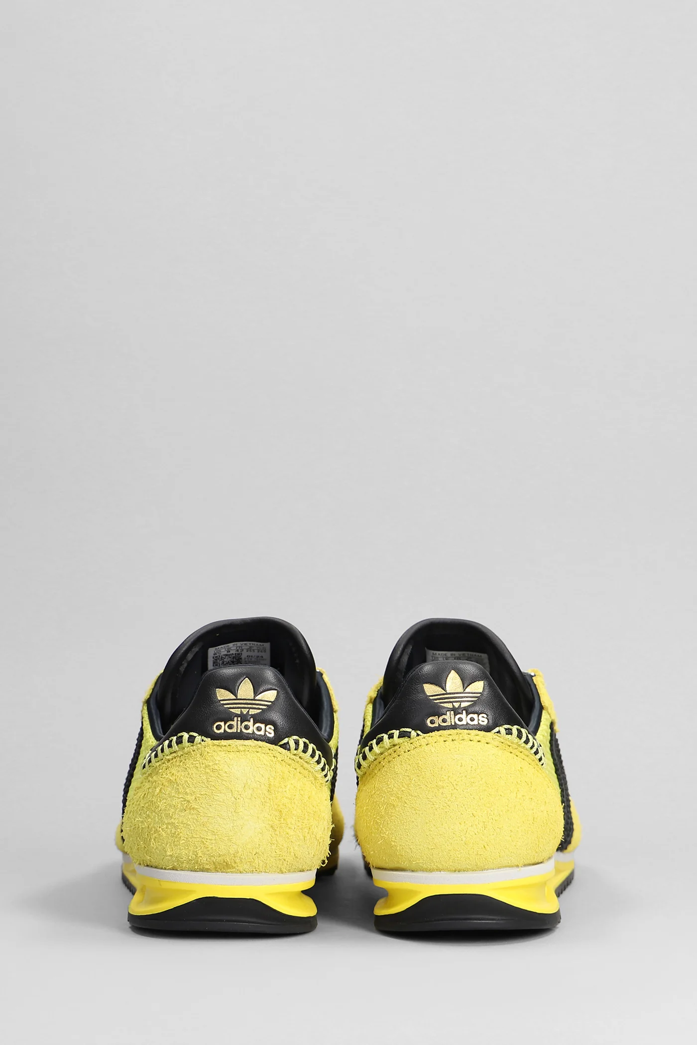 Wb Sl76 Sneakers in yellow Suede and fabric - Image 4
