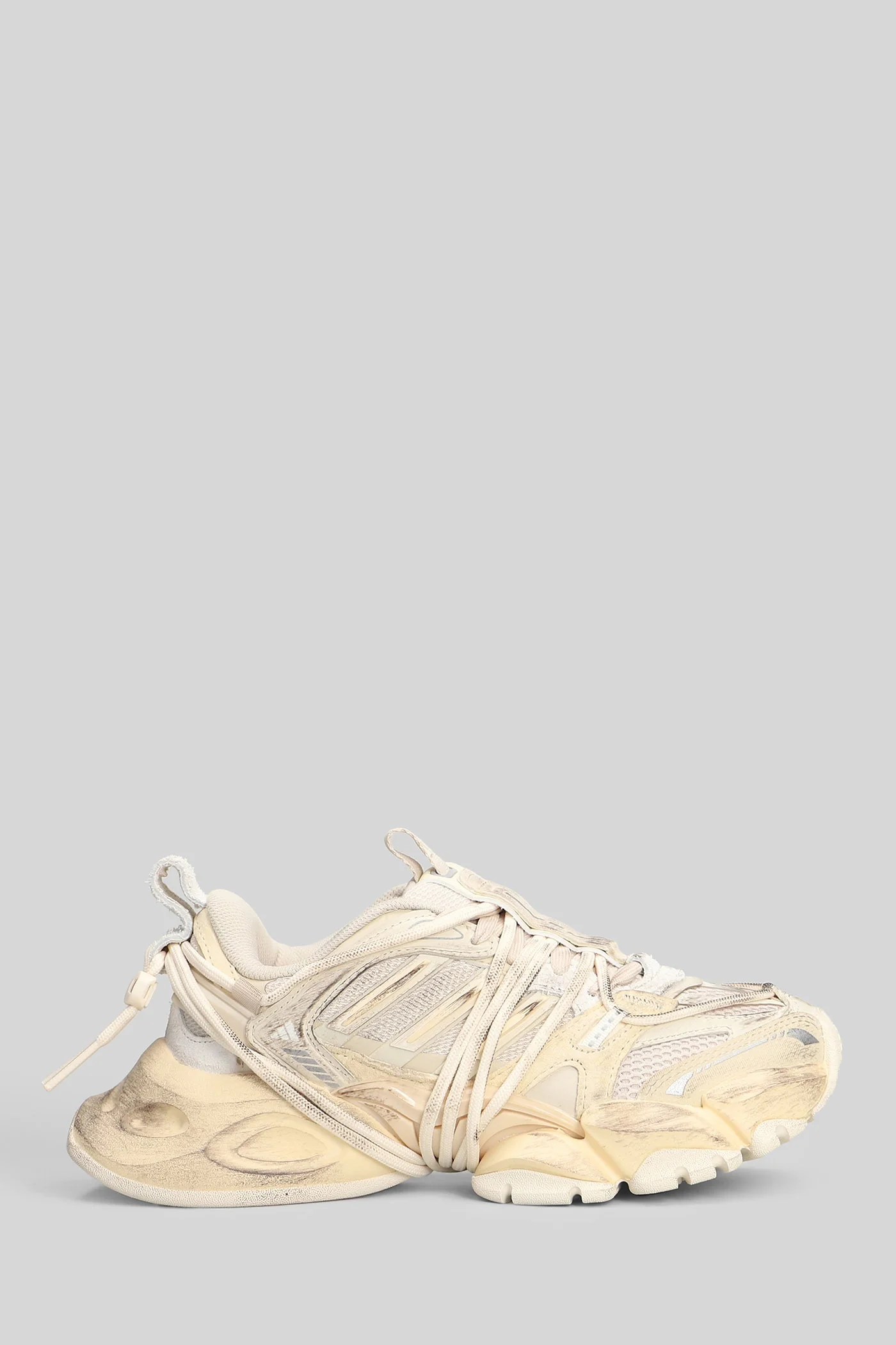 Xlg Runner Deluxe 2 Sneakers in white leather and fabric