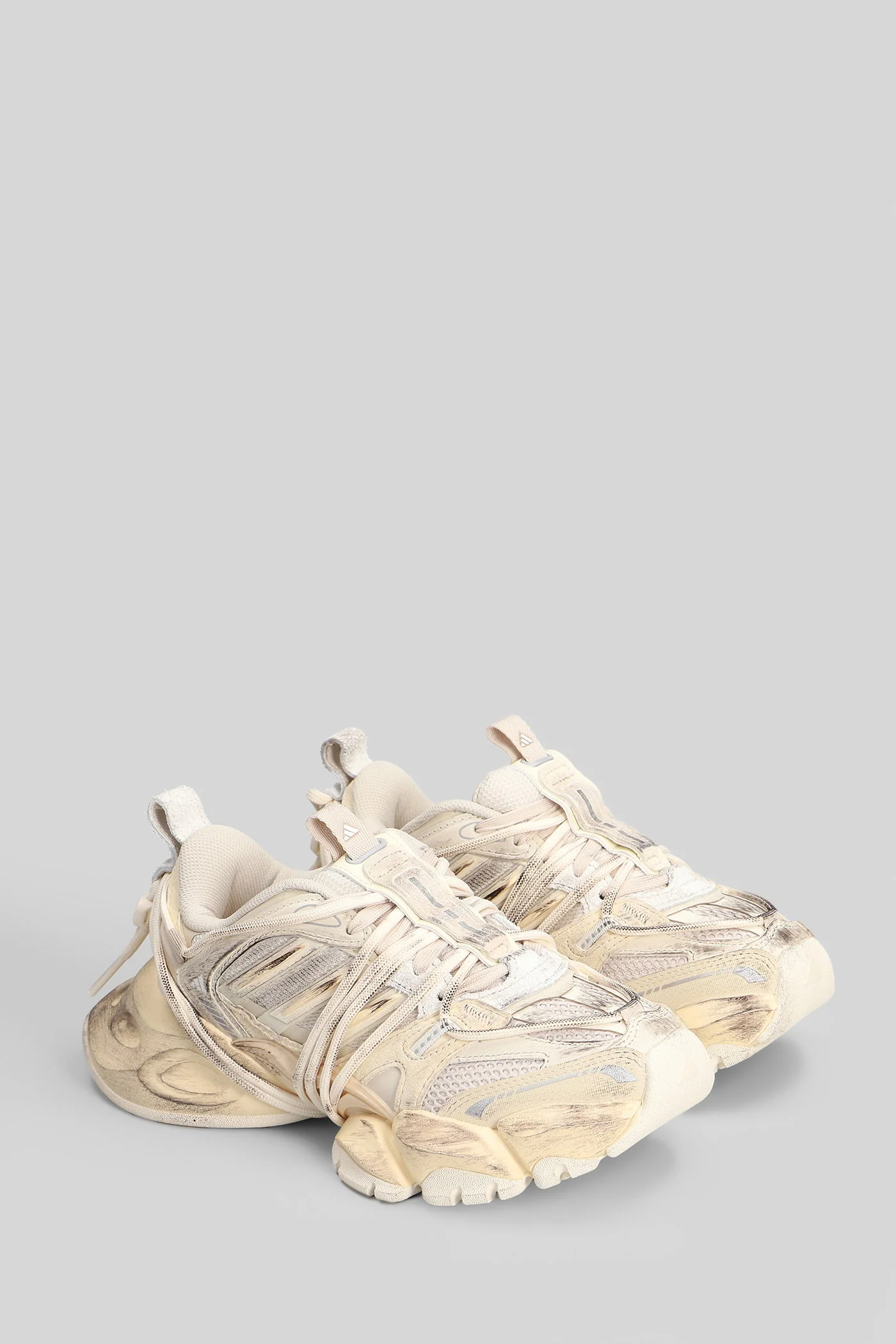 Xlg Runner Deluxe 2 Sneakers in white leather and fabric - Image 2