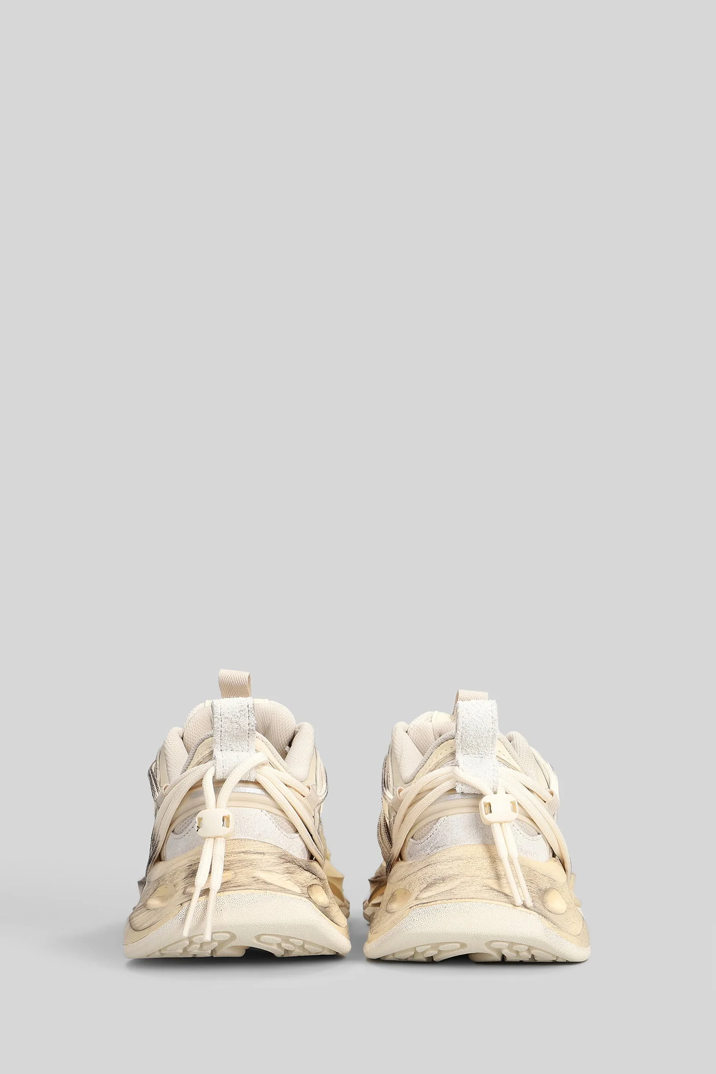 Xlg Runner Deluxe 2 Sneakers in white leather and fabric - Image 4