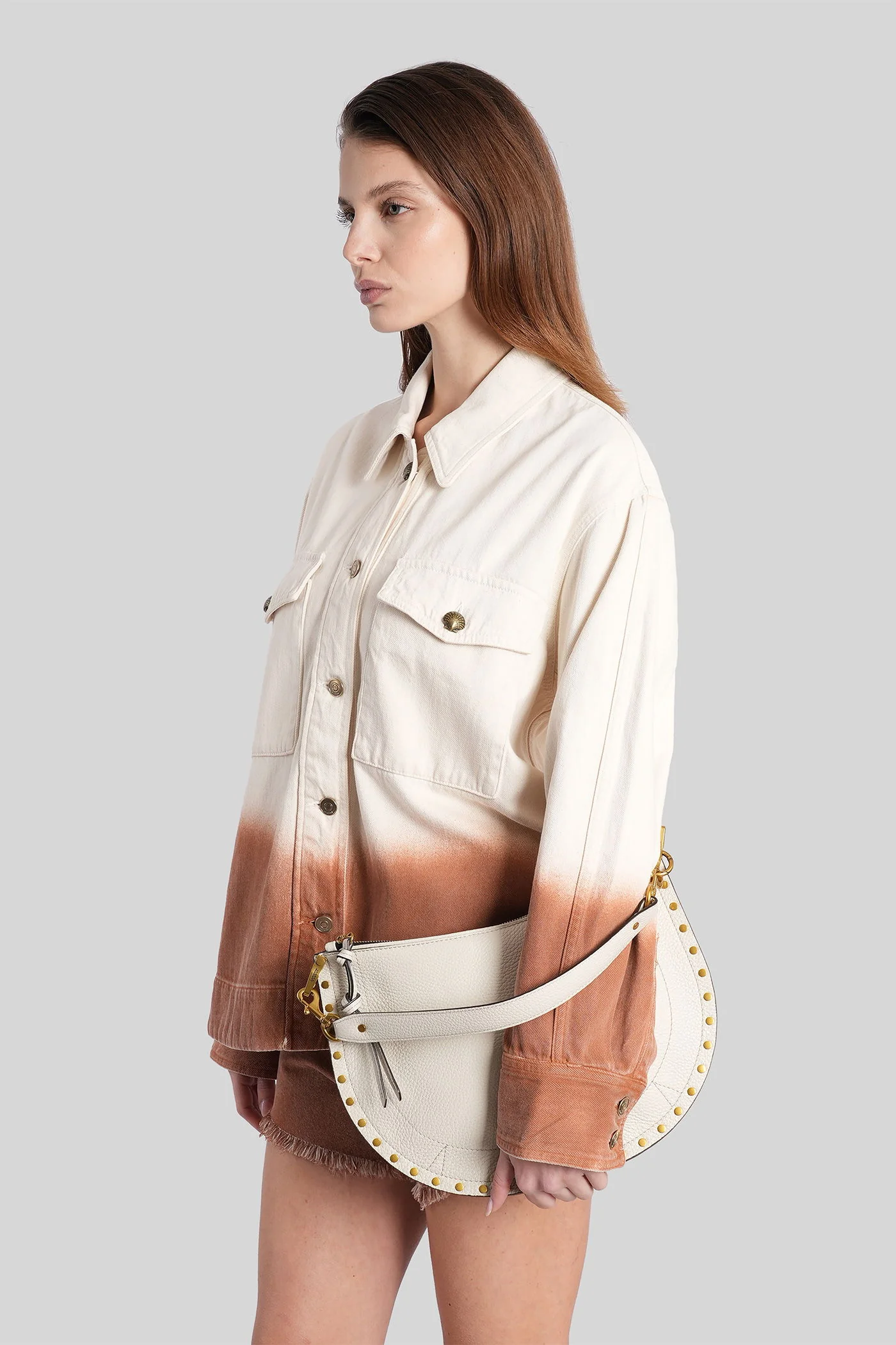 Denim Jackets in white cotton - Image 4