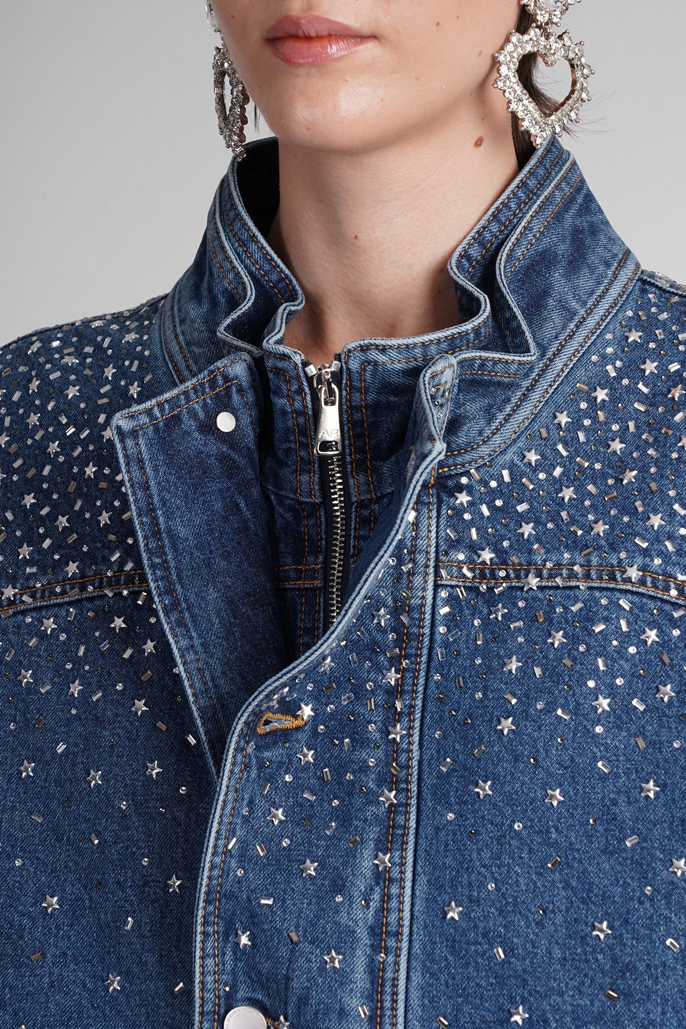 Denim Jackets in blue cotton - Image 5