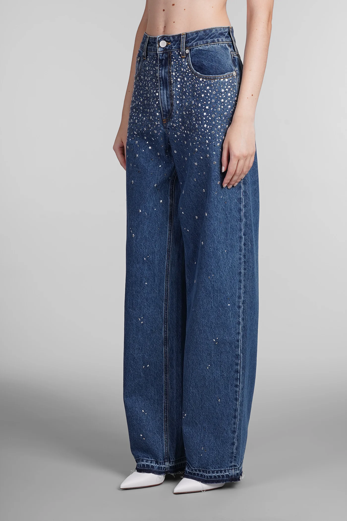 Jeans in blue cotton - Image 4