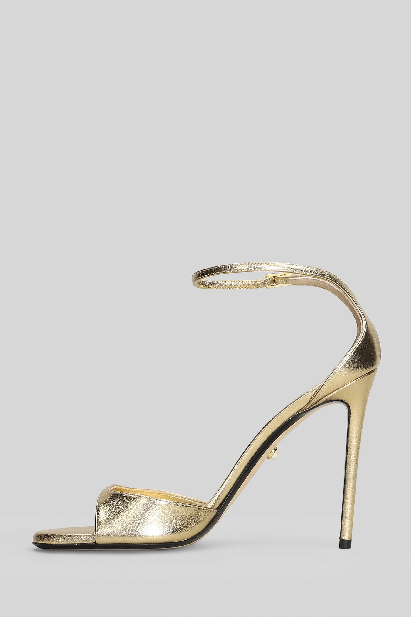 Bar 110 High heels Ankle boots in gold leather - Image 3