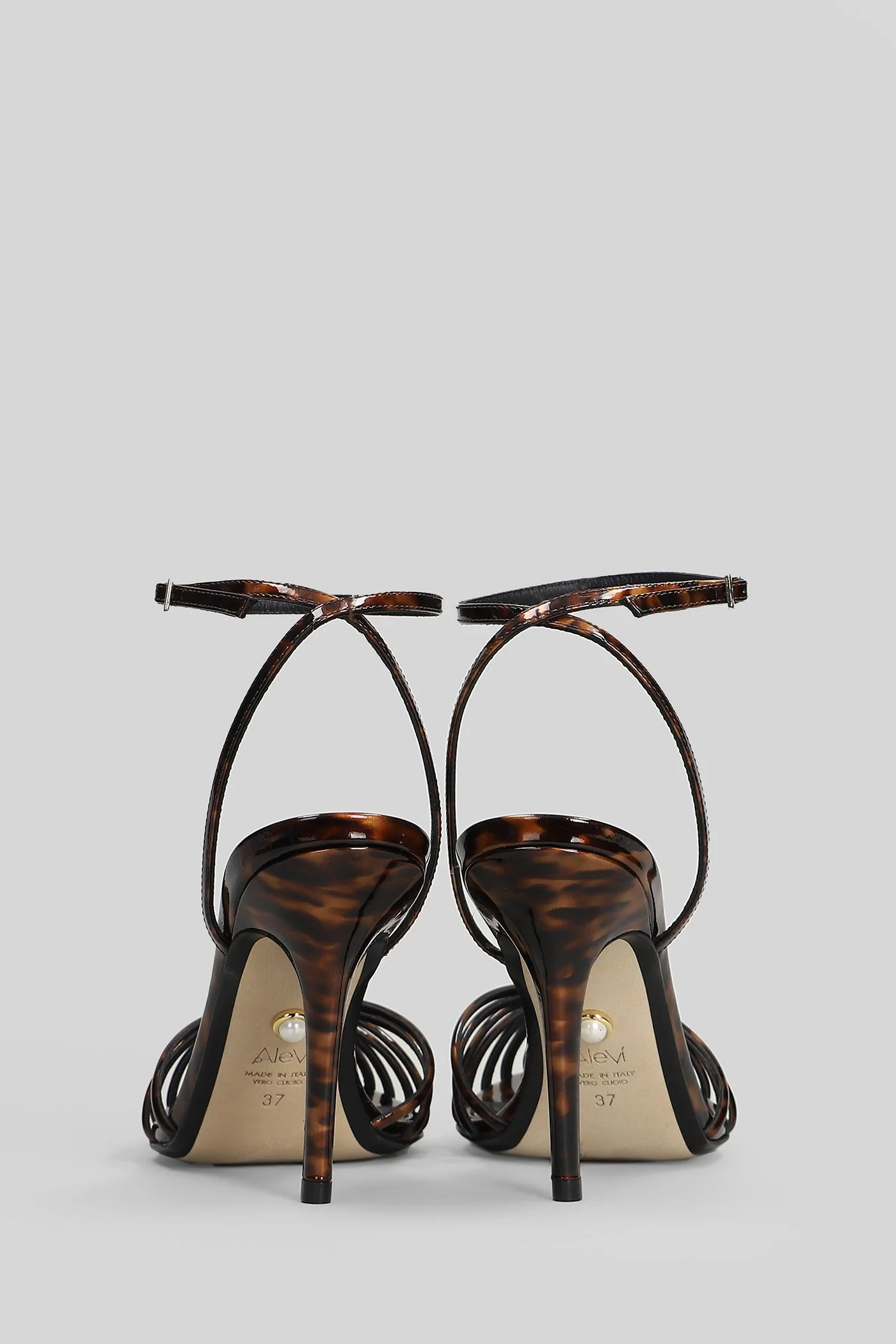 Blake 95 Sandals in brown leather - Image 4