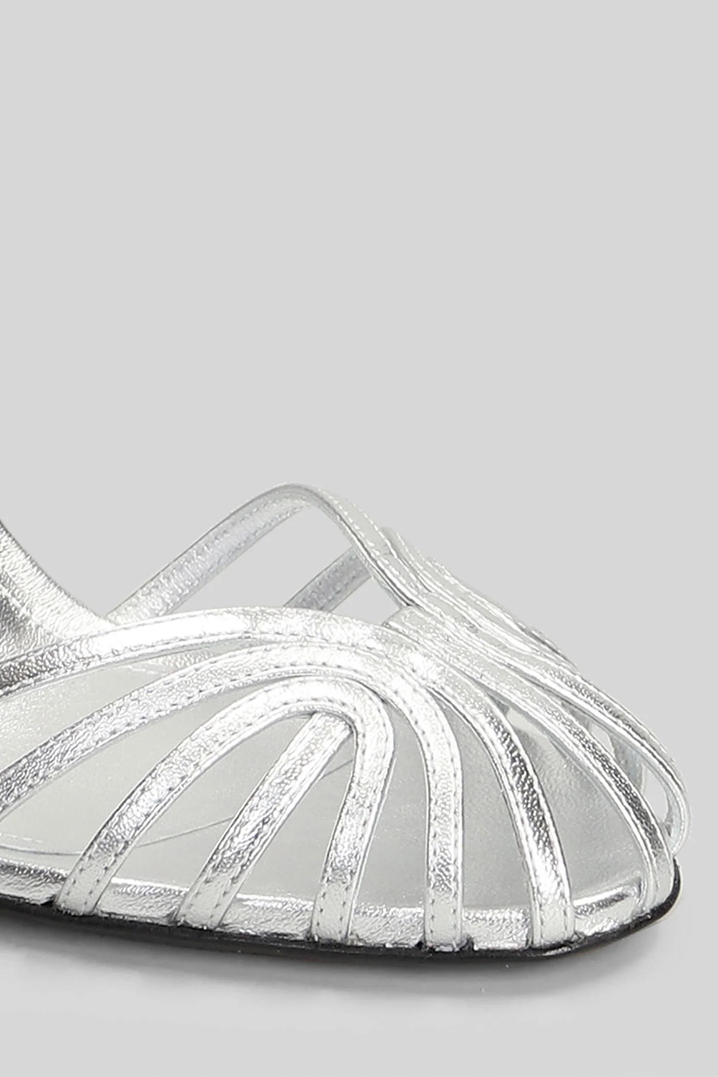 Blake 95 Sandals in silver leather - Image 15