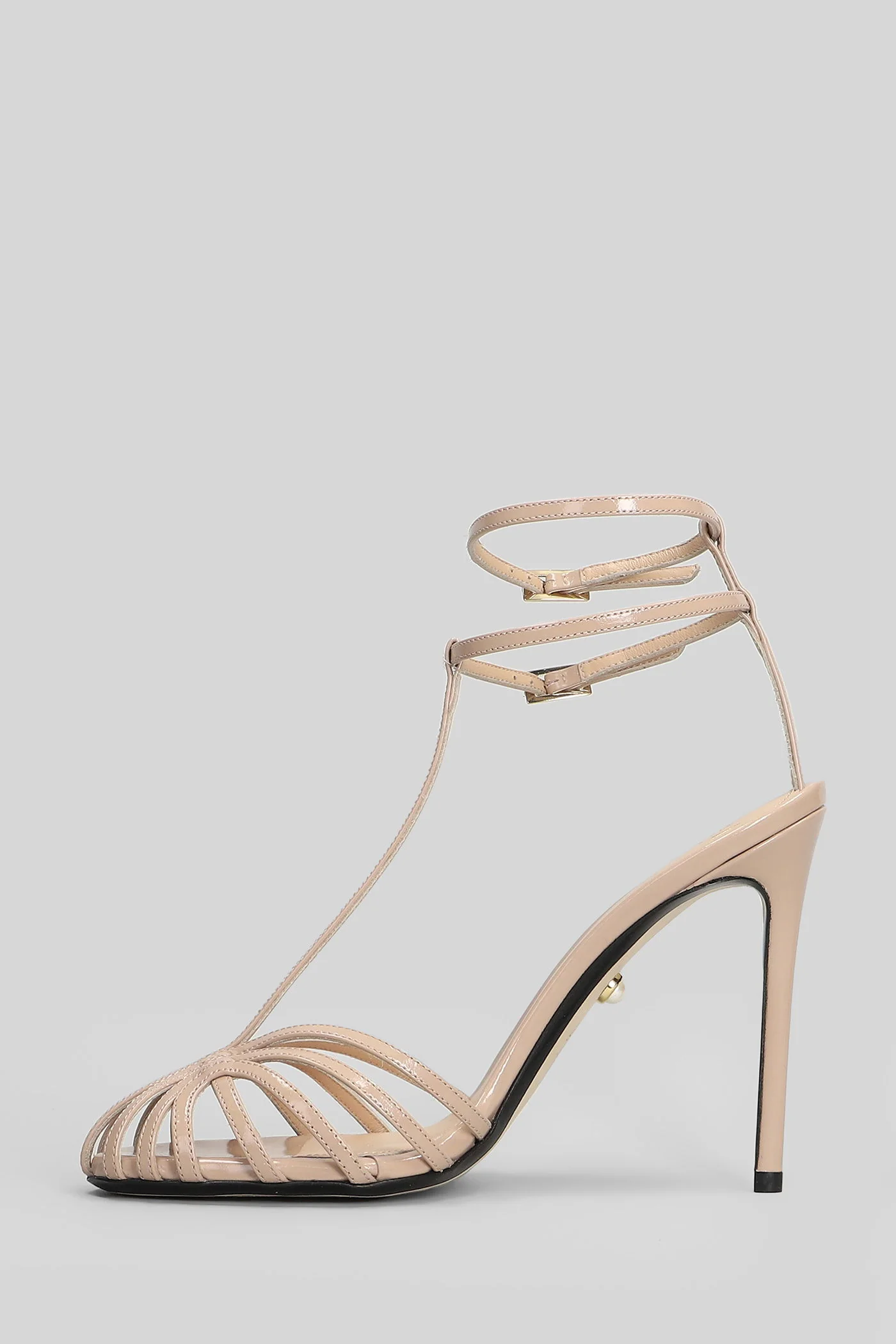 Stella 110 Sandals in powder patent leather - Image 3