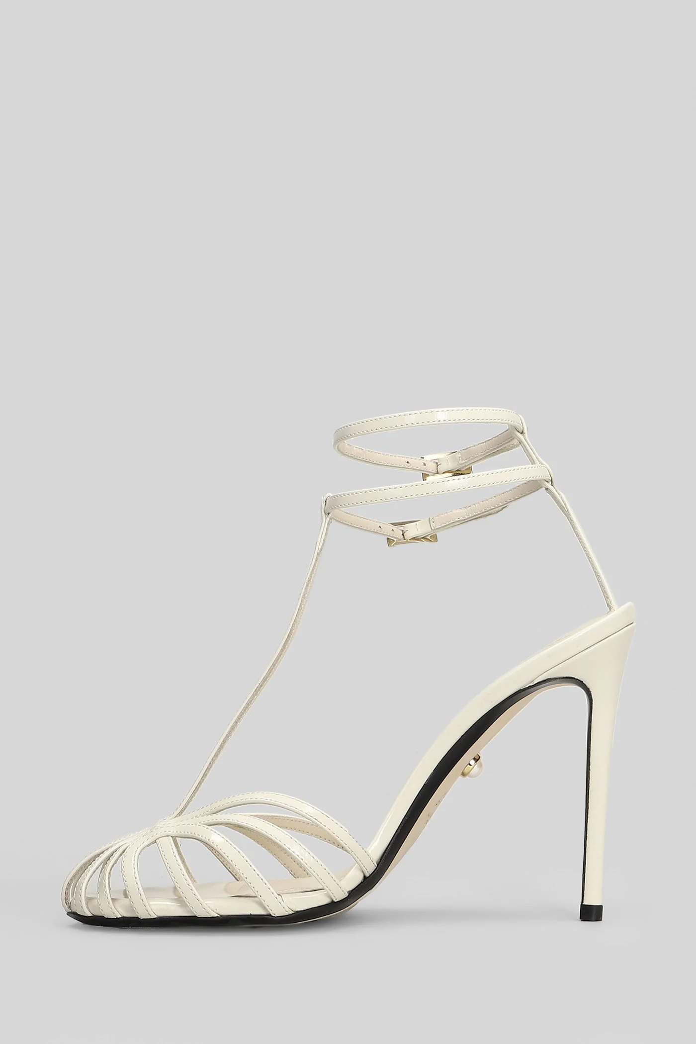 Stella 110 Sandals in white patent leather - Image 3
