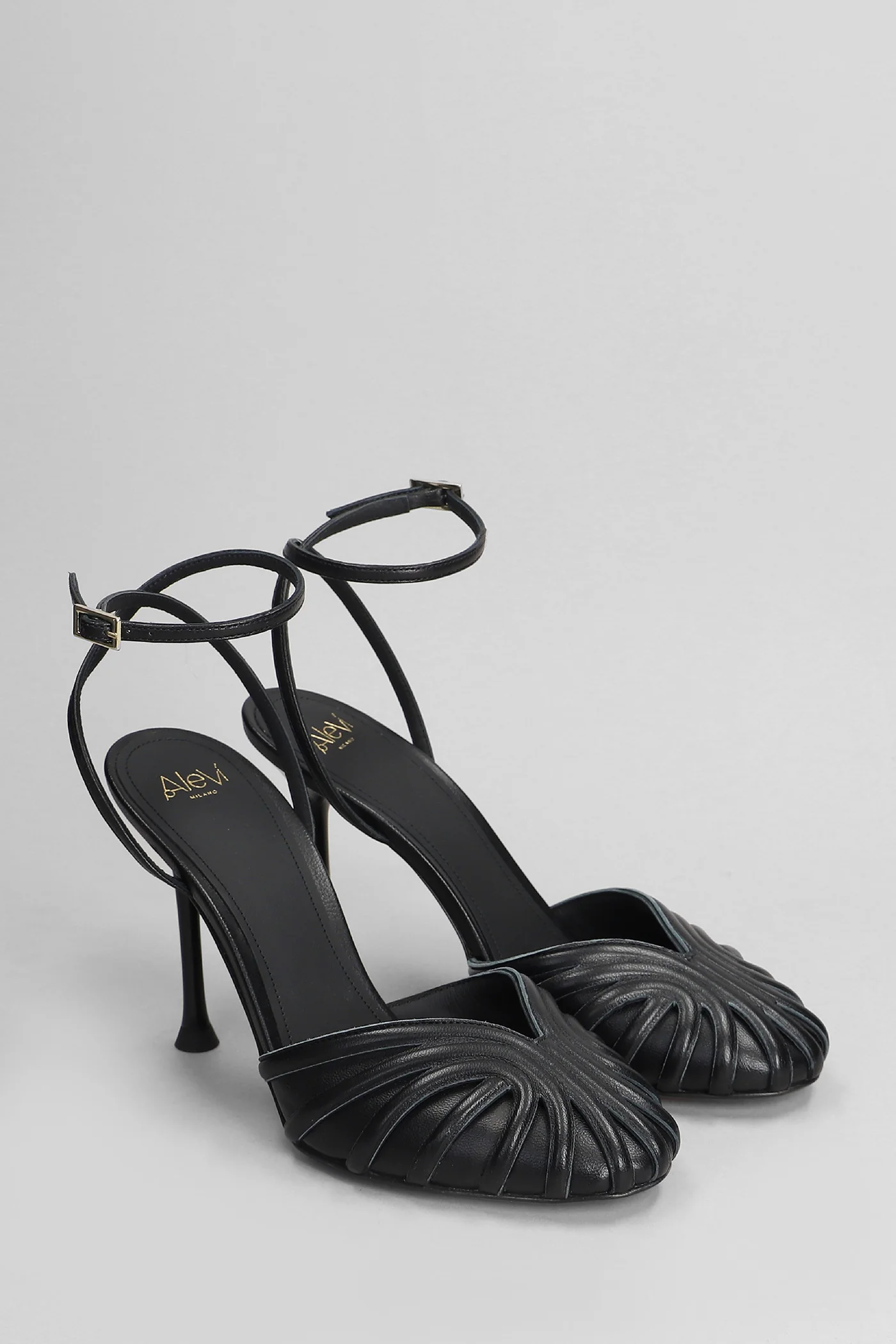 Thalia 095 Pumps in black leather - Image 2