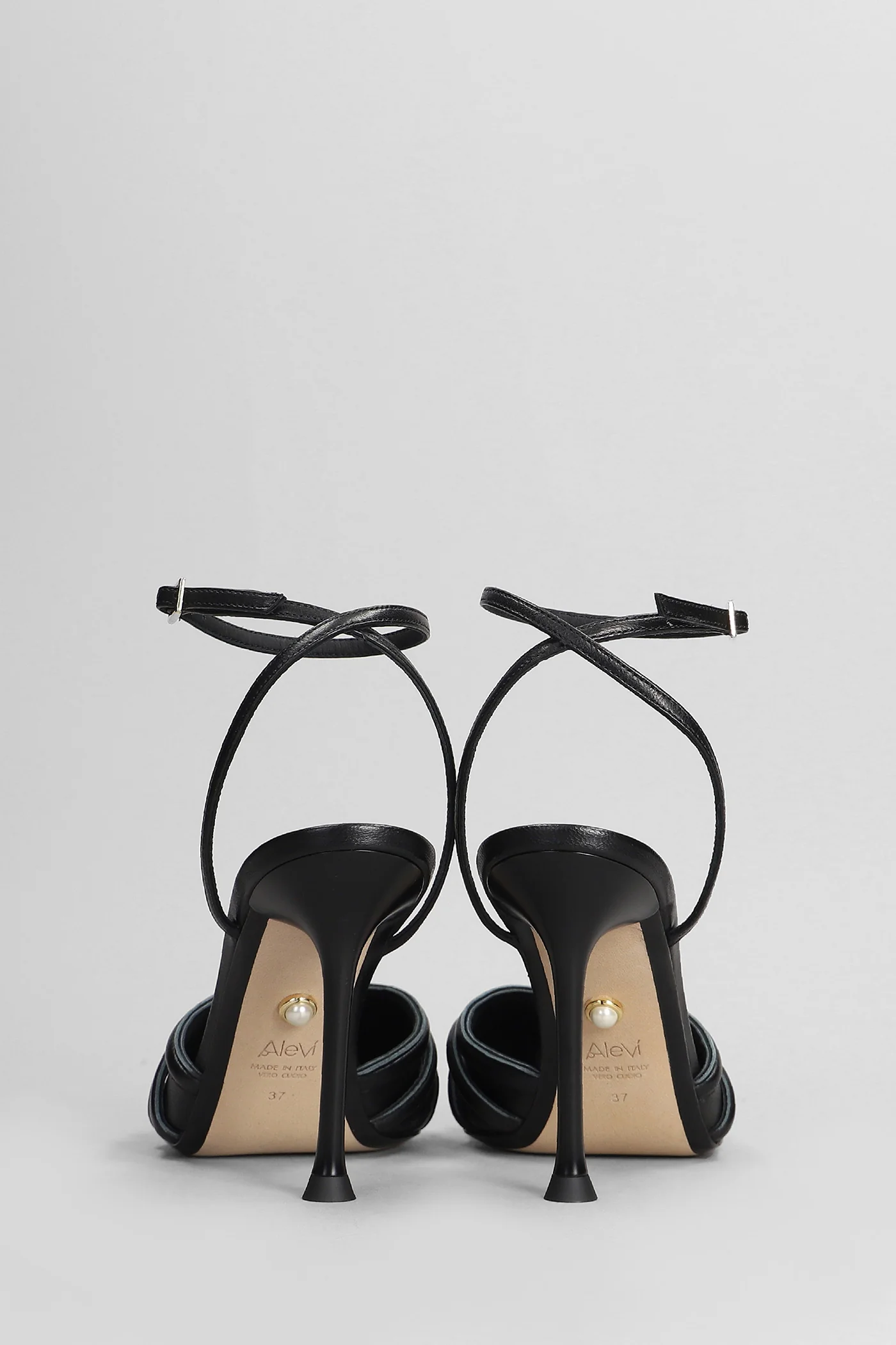 Thalia 095 Pumps in black leather - Image 4