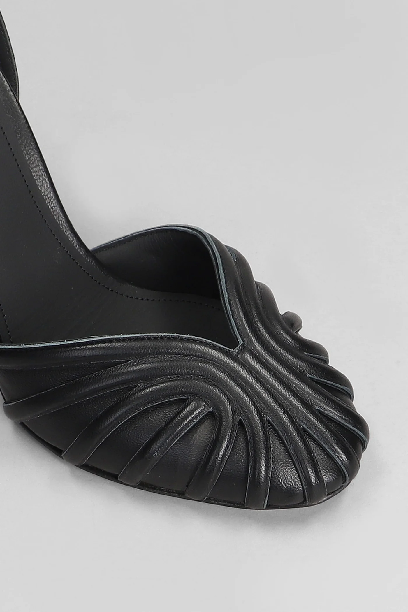 Thalia 095 Pumps in black leather - Image 5