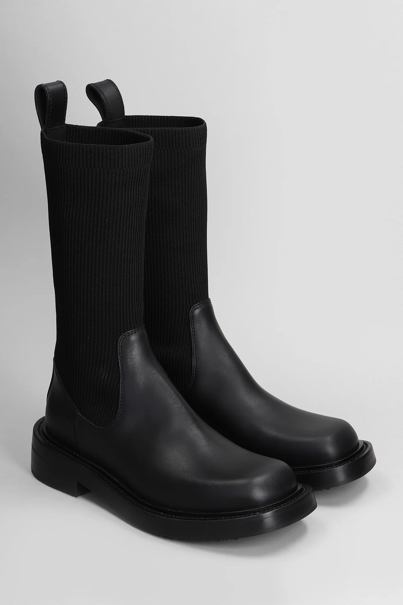 Detroit sock boot Combat boots in black leather - Image 2