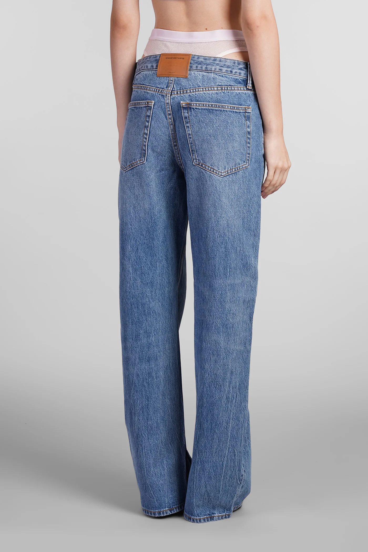 Jeans in blue cotton - Image 3