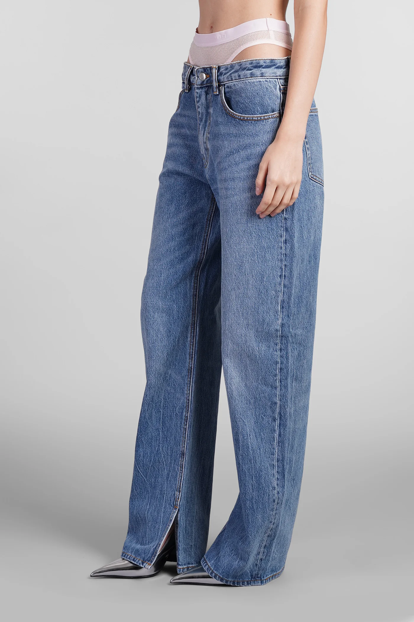 Jeans in blue cotton - Image 4