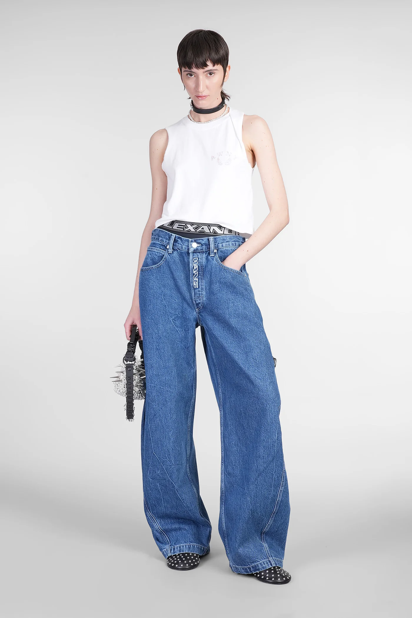 Jeans in blue cotton - Image 2