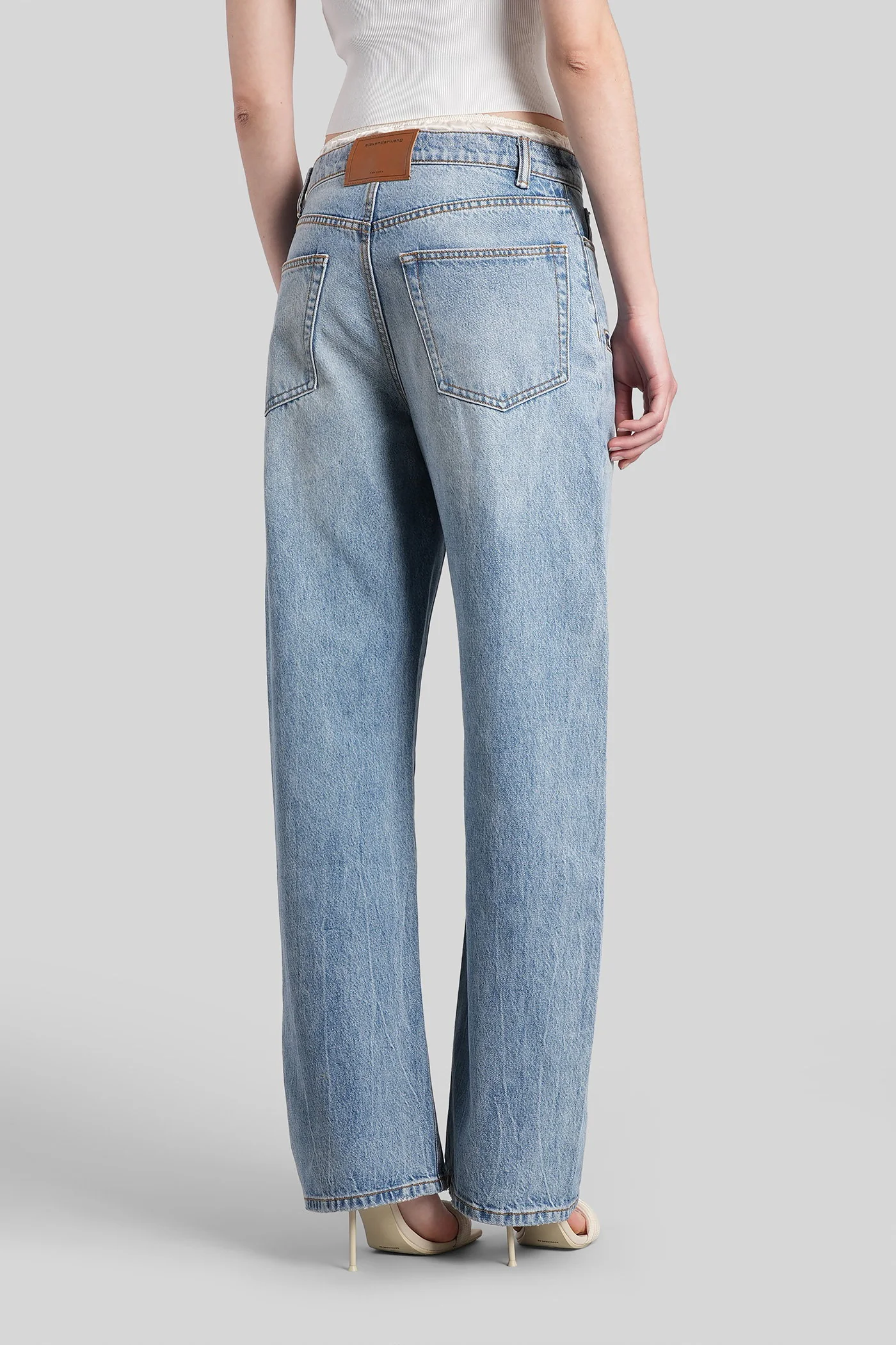 Jeans in blue cotton - Image 3