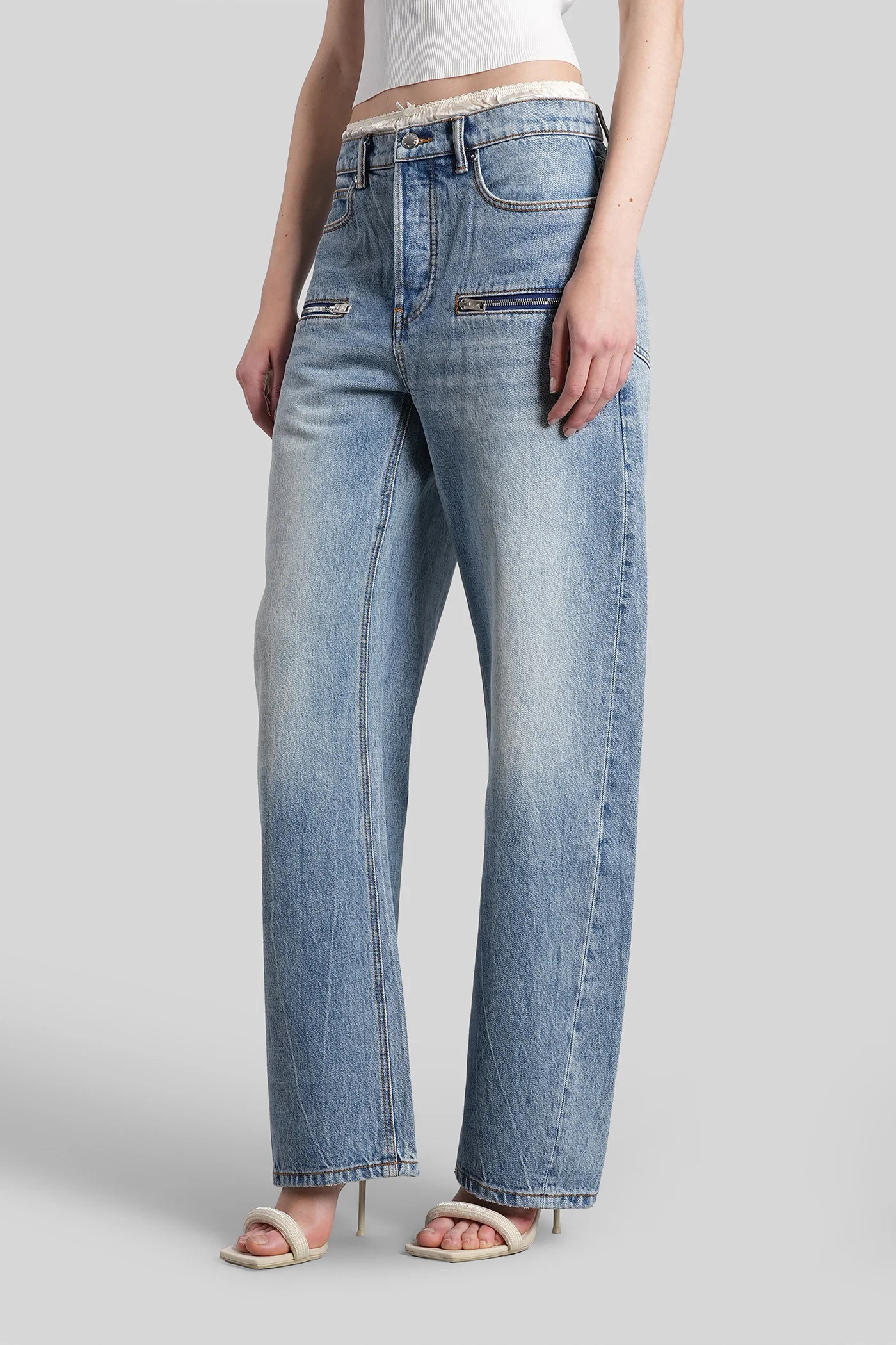 Jeans in blue cotton - Image 4