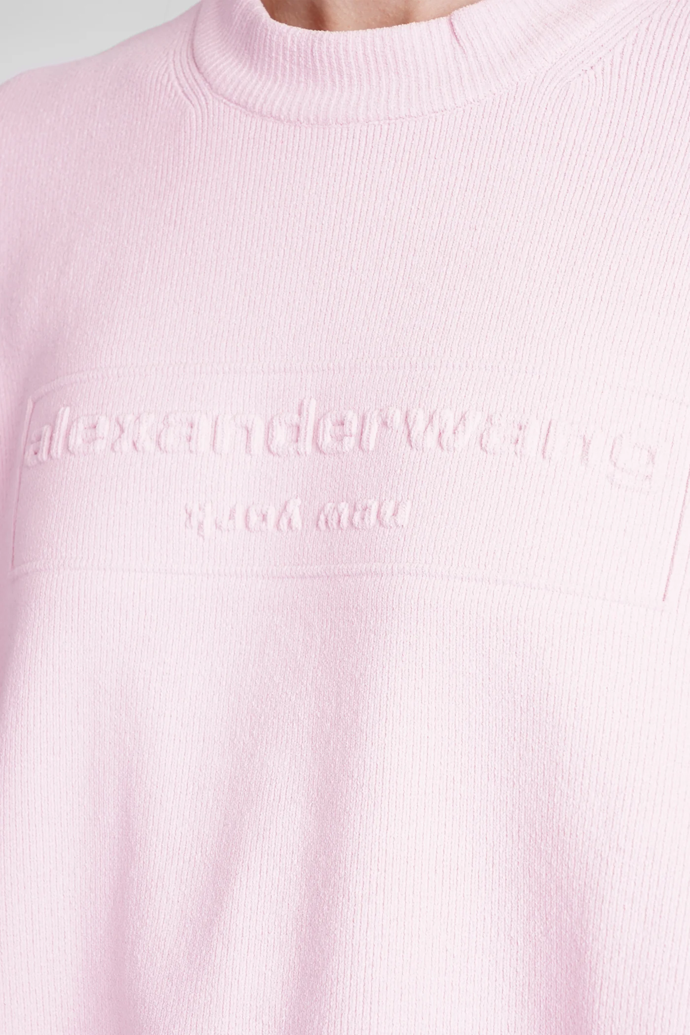 Knitwear in rose-pink polyester - Image 5