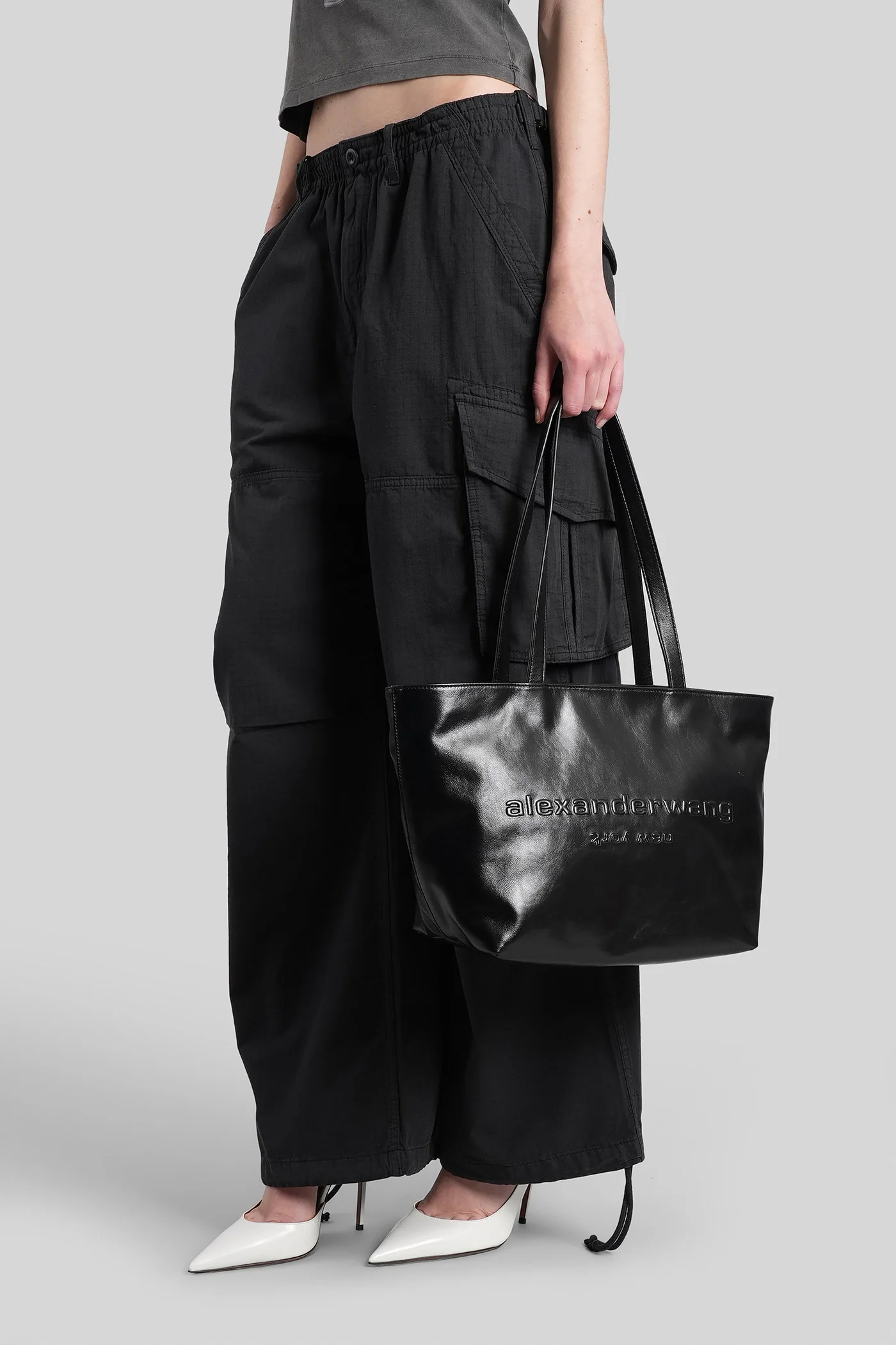 Pants in black cotton - Image 4