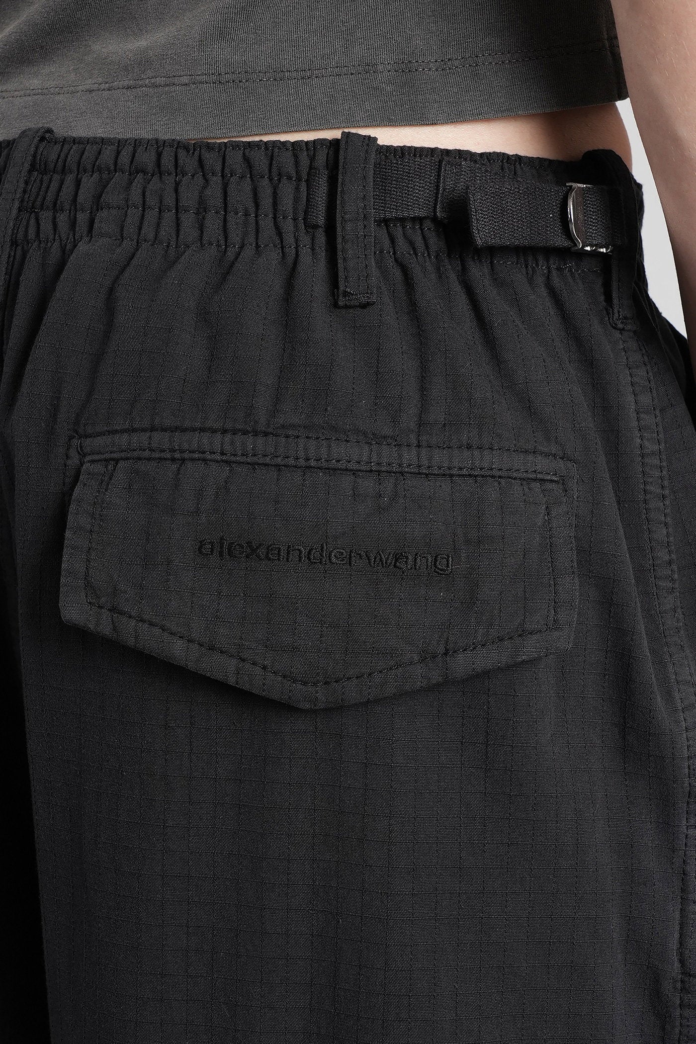 Pants in black cotton - Image 5