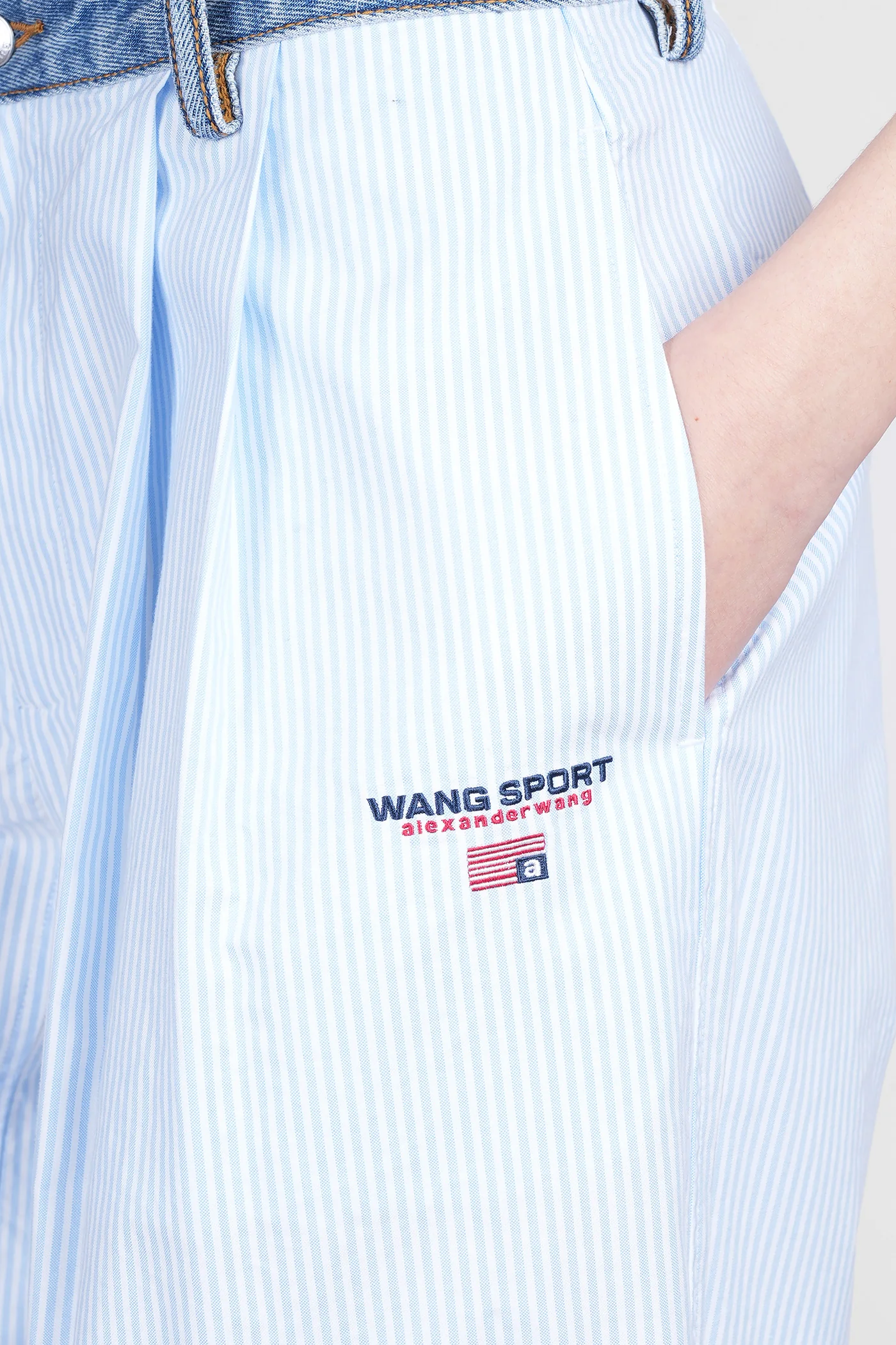 Pants in blue cotton - Image 5