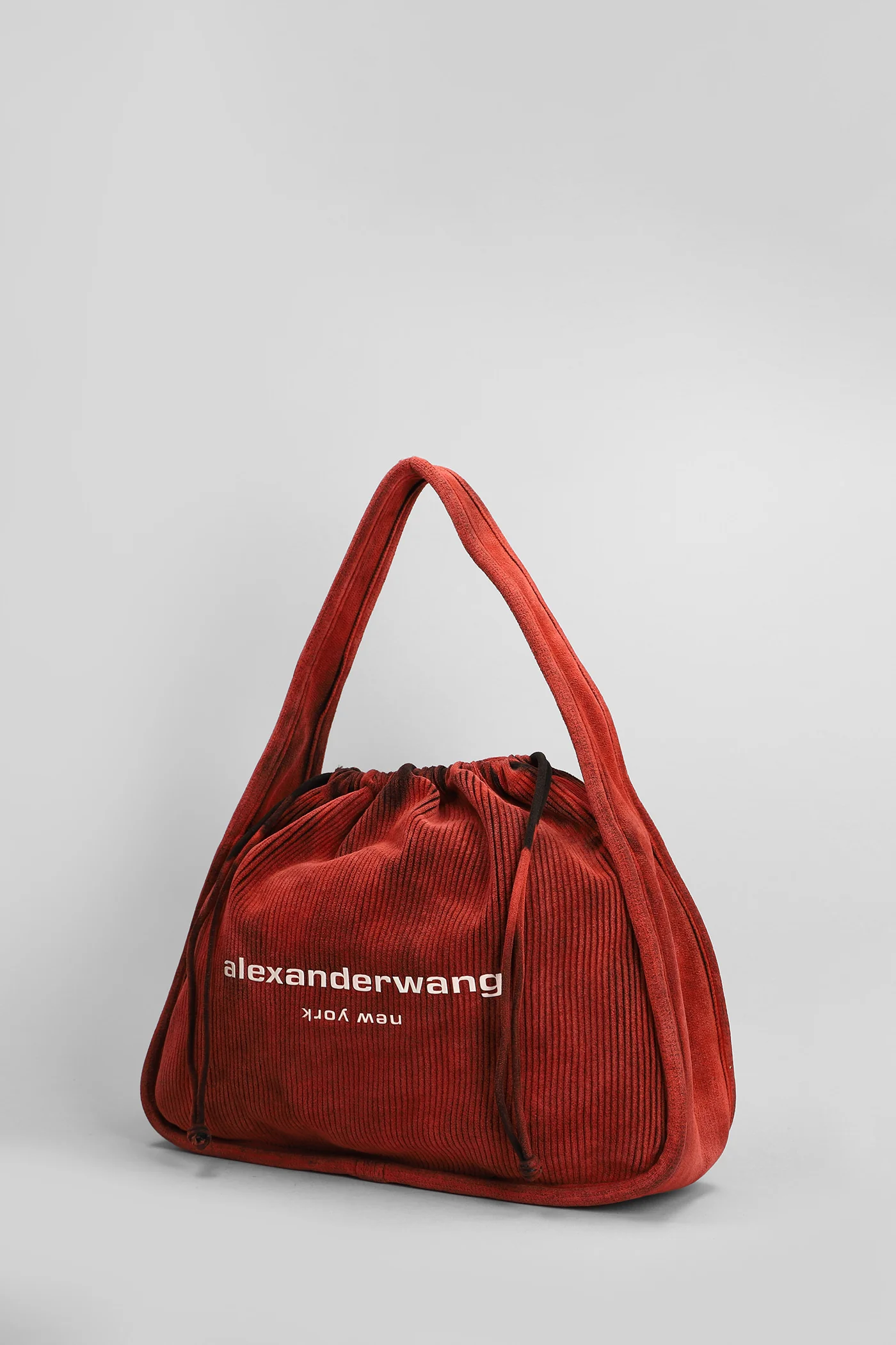 Ryan large Hand bag in red cotton - Image 2
