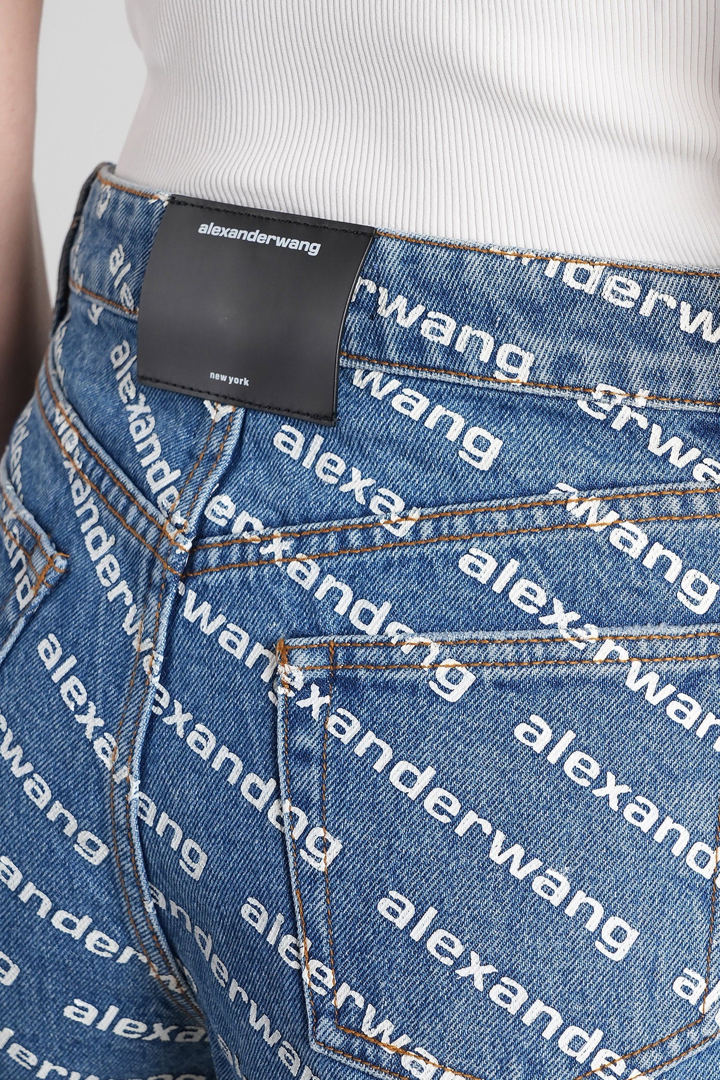 Shorts in blue cotton - Image 5