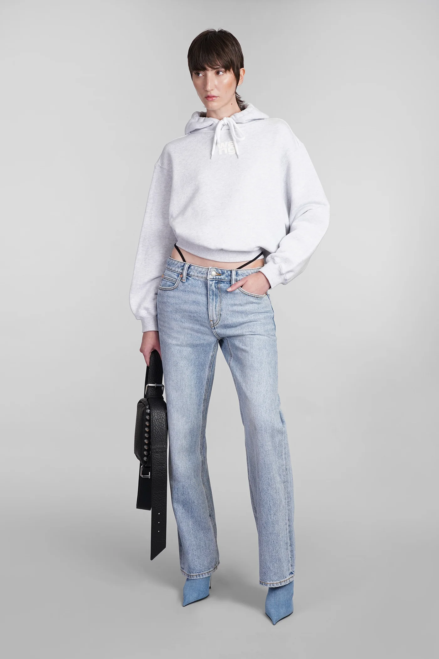 Sweatshirt in grey cotton - Image 2