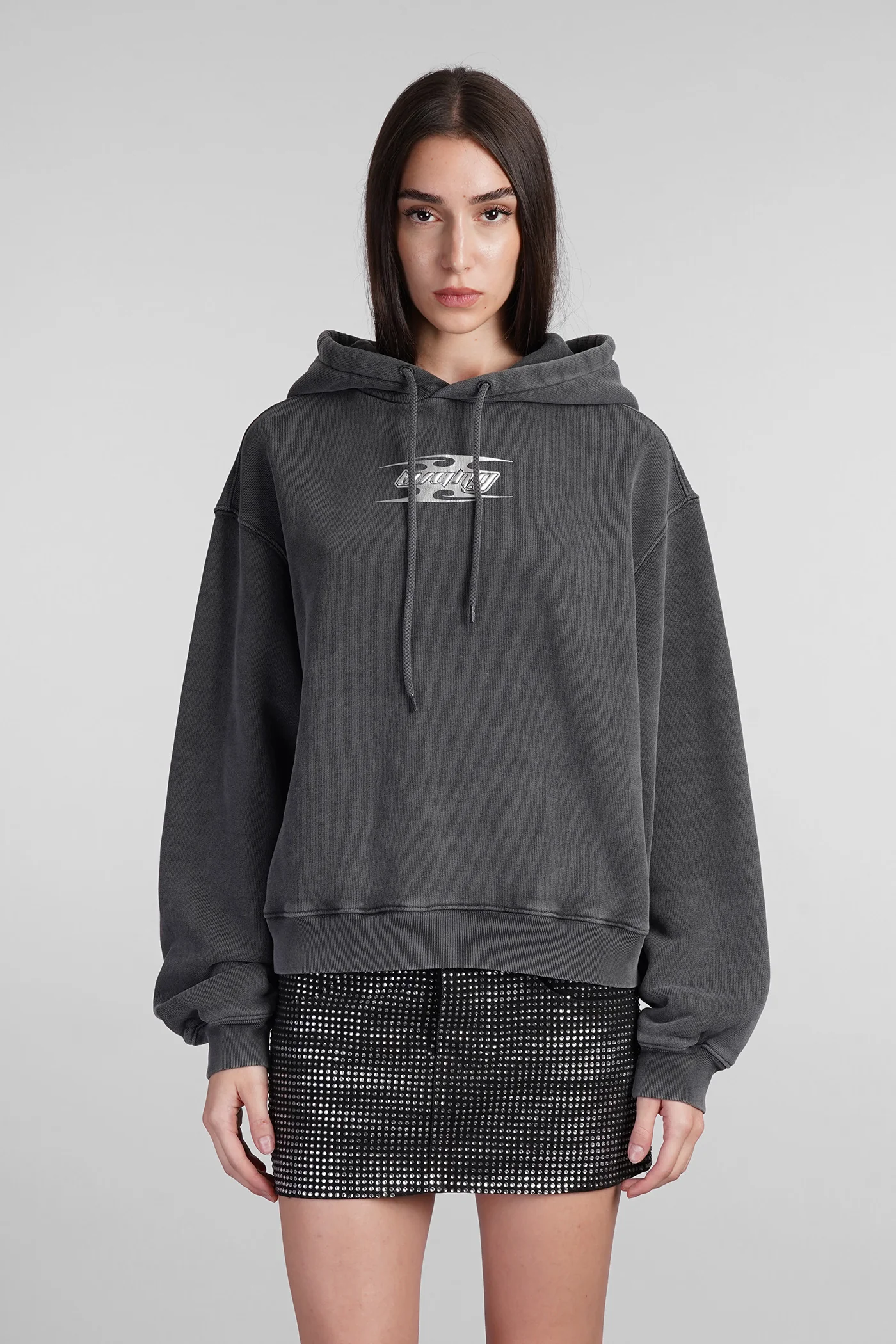Sweatshirt in grey cotton