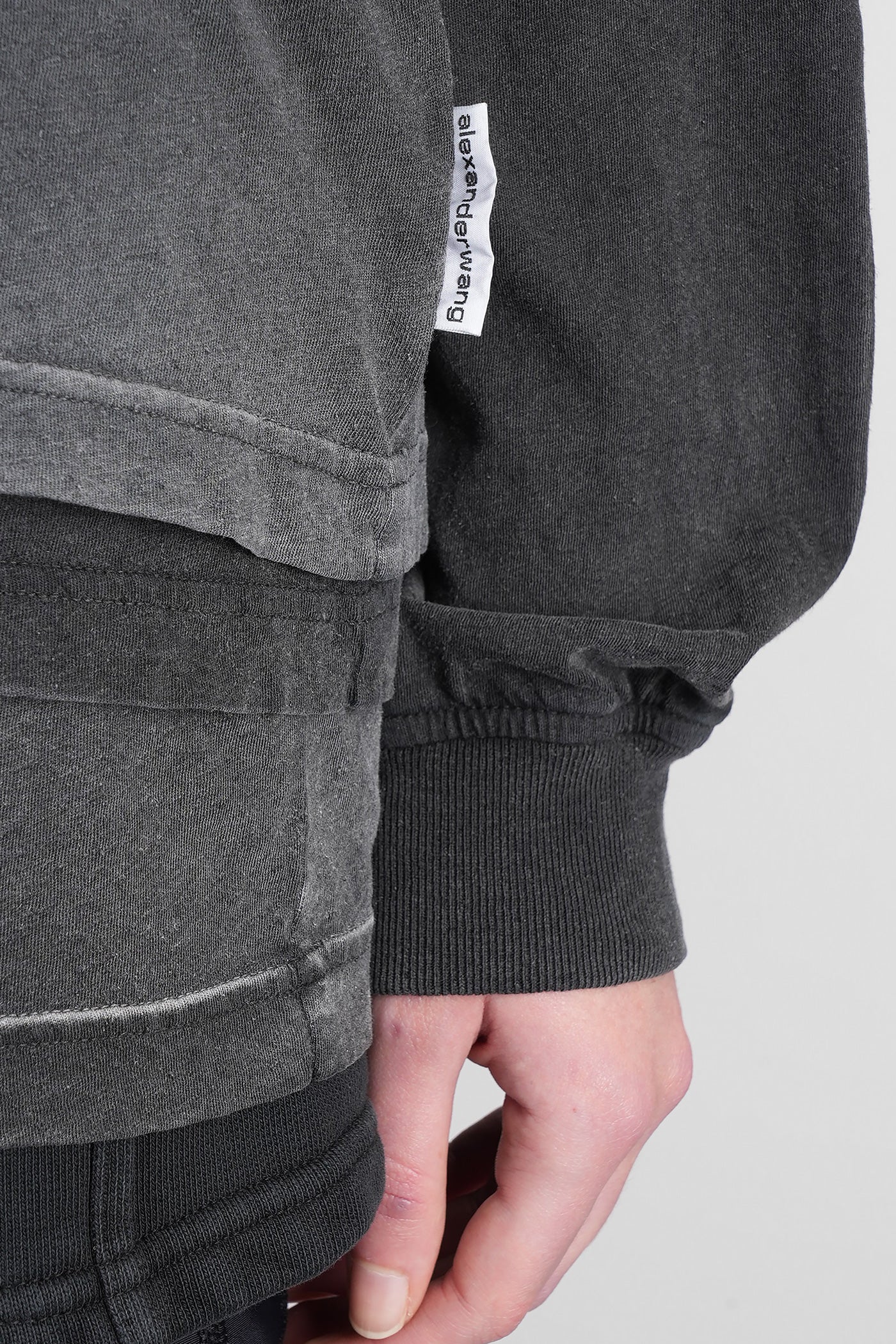 T-Shirt in grey cotton - Image 5