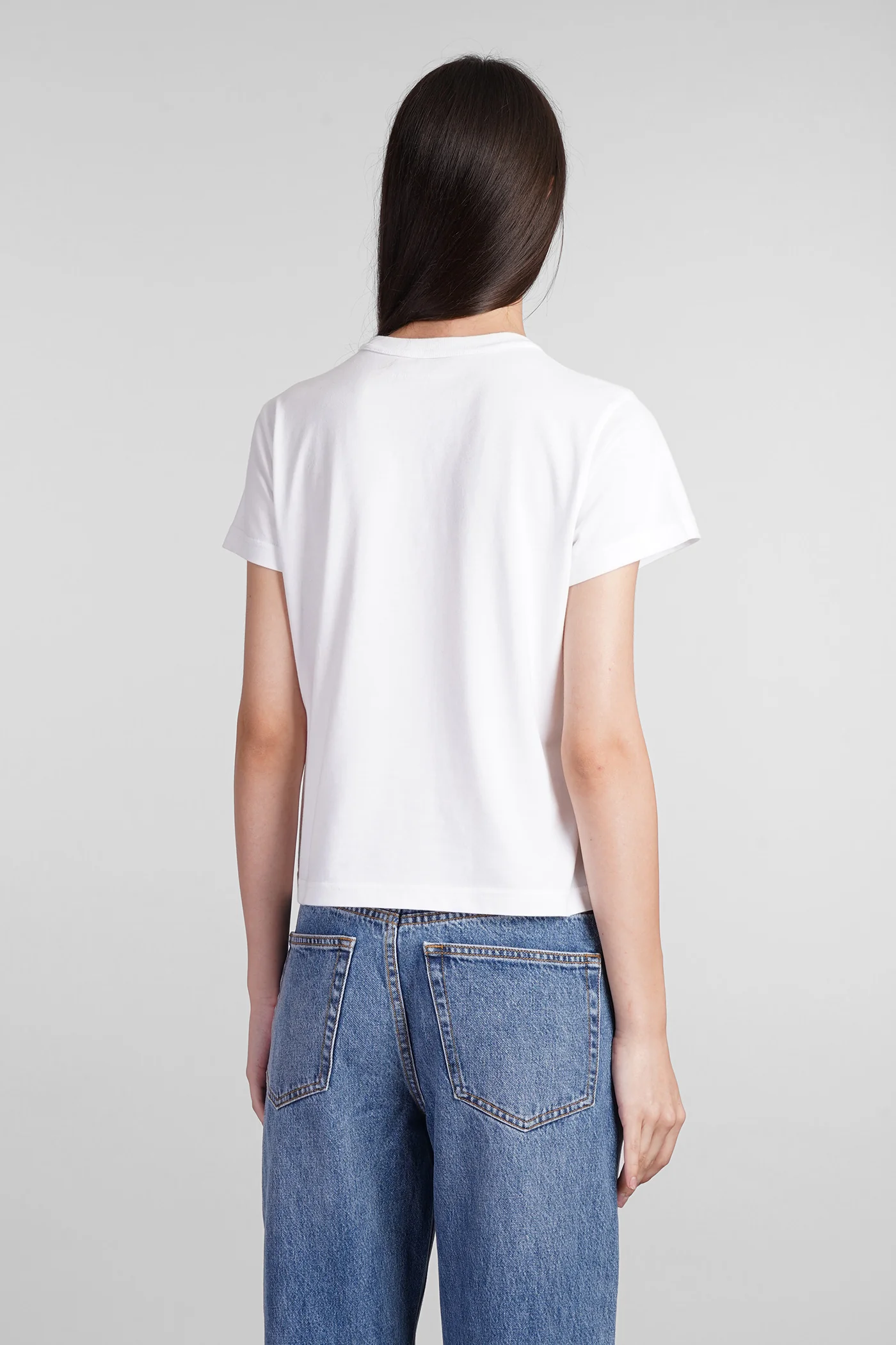 T-Shirt in white cotton - Image 3
