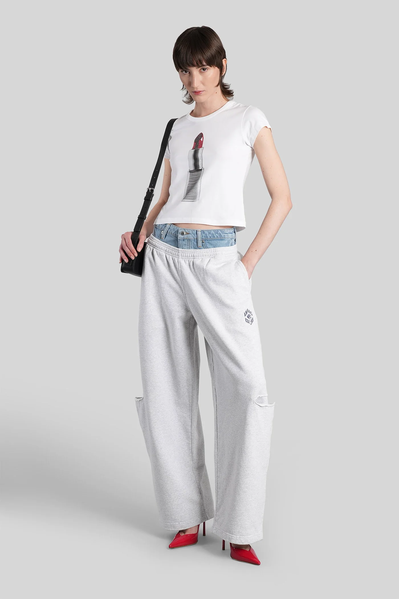 T-Shirt in white cotton - Image 2