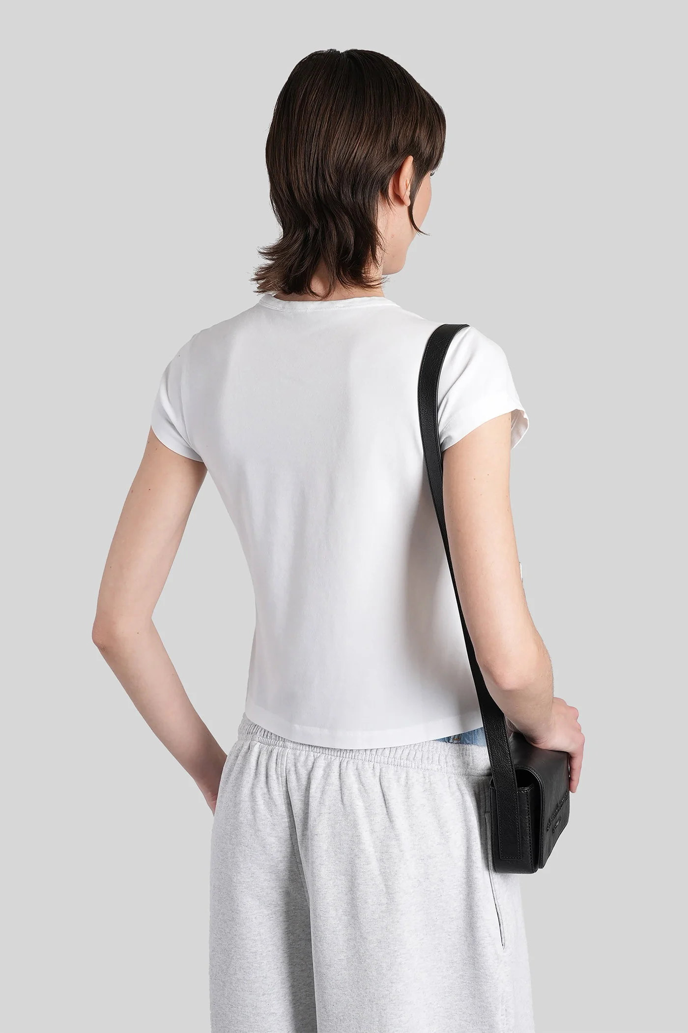 T-Shirt in white cotton - Image 3